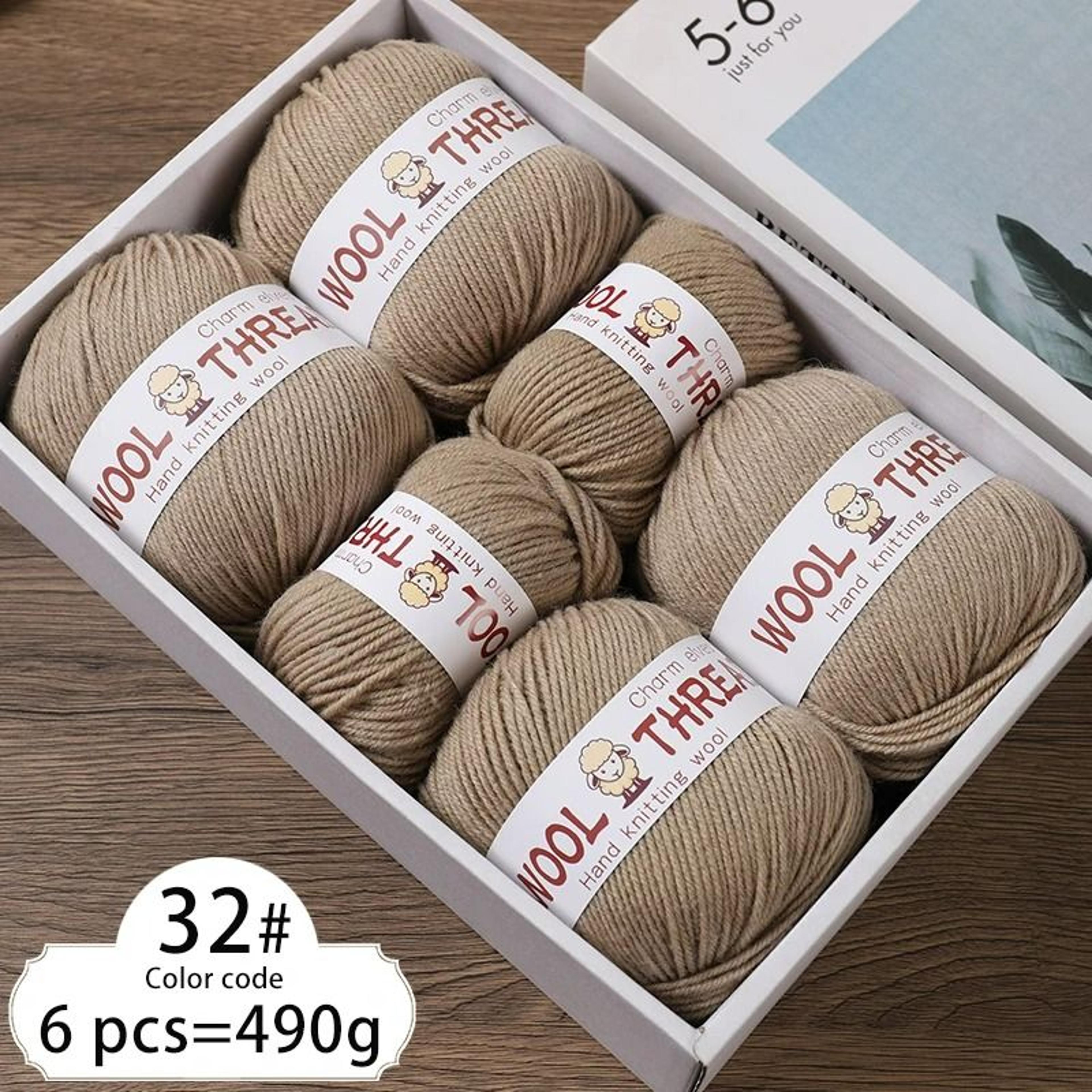 11 Lb MediumCoarse Fine Wool HandKnitting Yarn 17