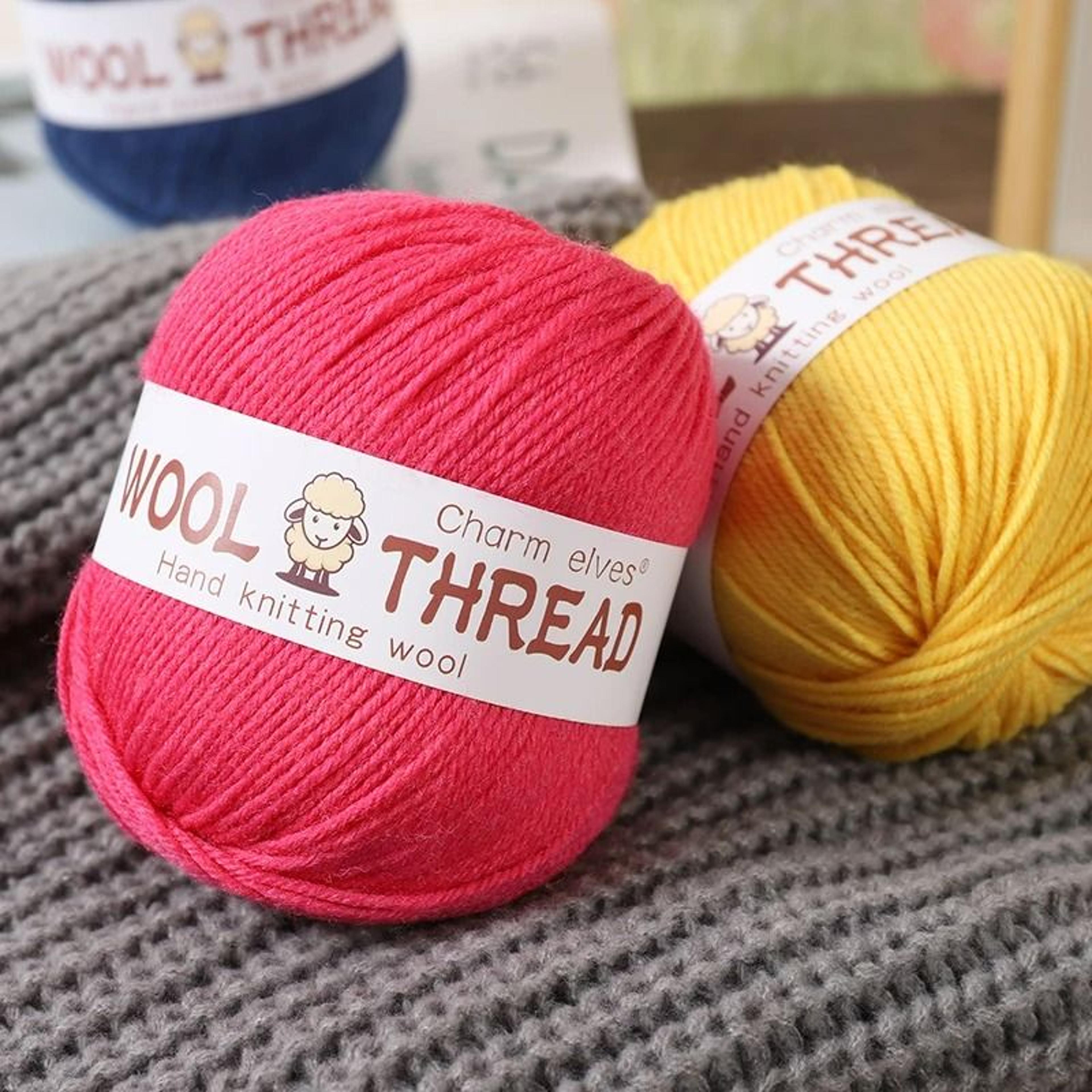 11 Lb MediumCoarse Fine Wool HandKnitting Yarn 3