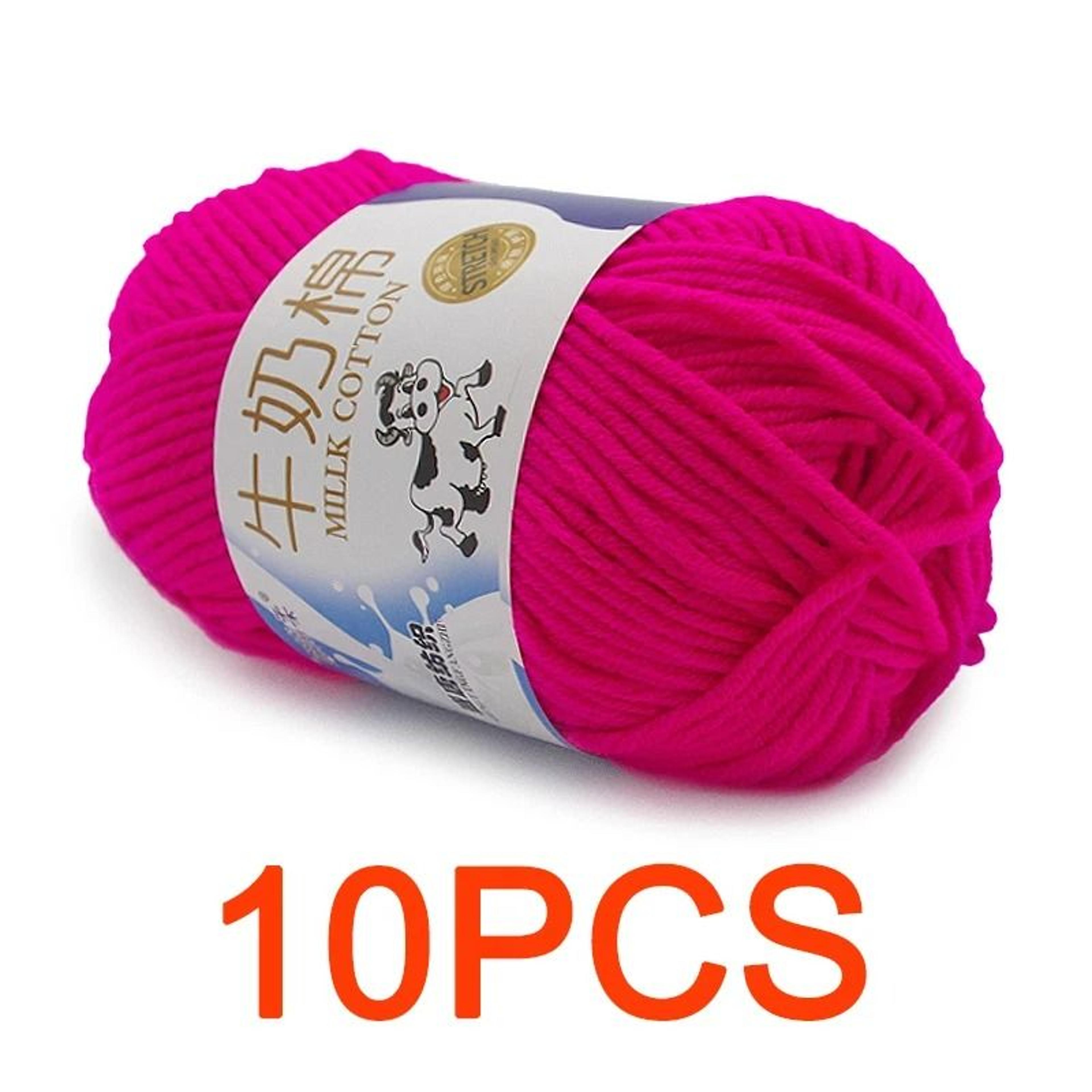 11 Lb Milk Cotton HandKnitting Yarn Set 10 Pieces 11