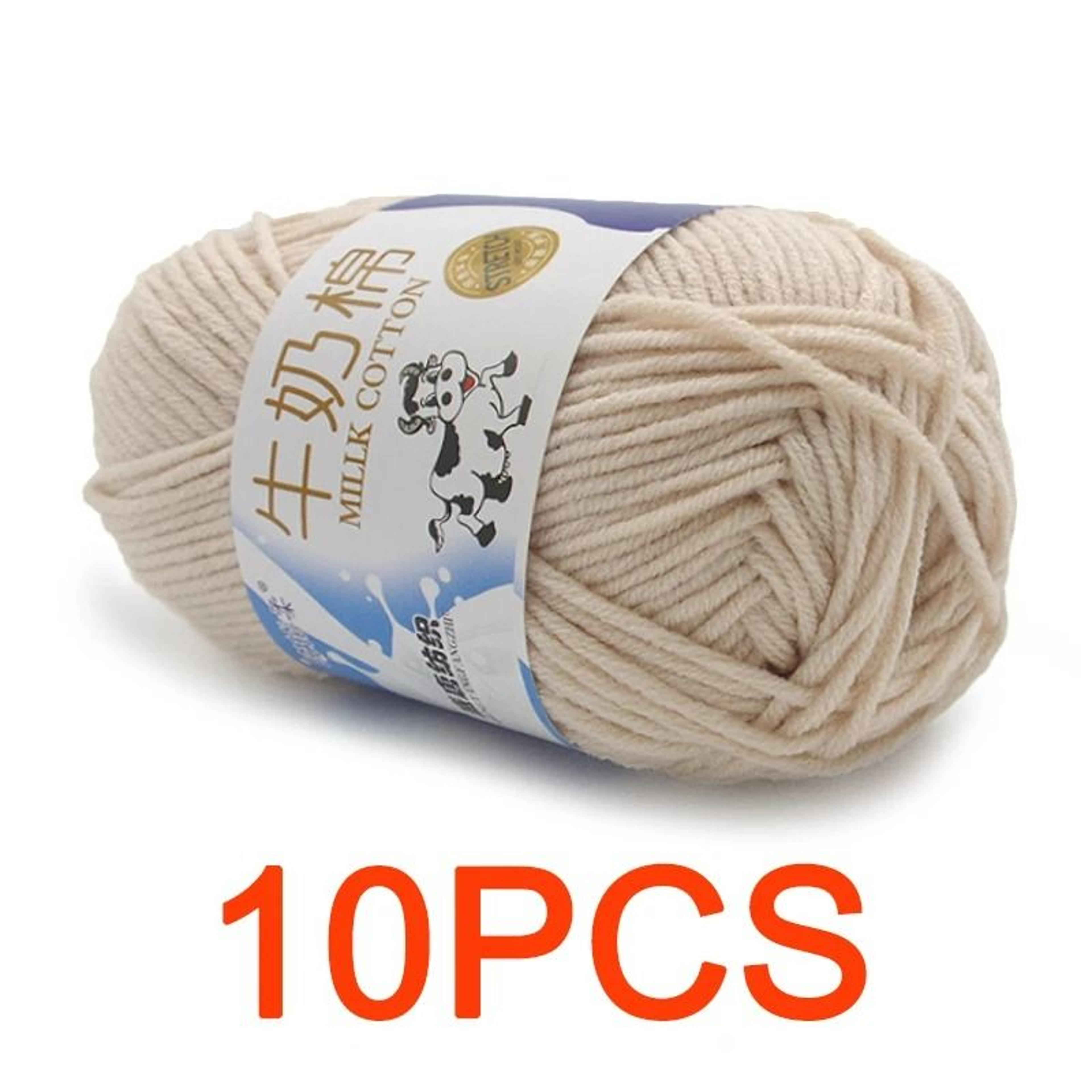 11 Lb Milk Cotton HandKnitting Yarn Set 10 Pieces 6