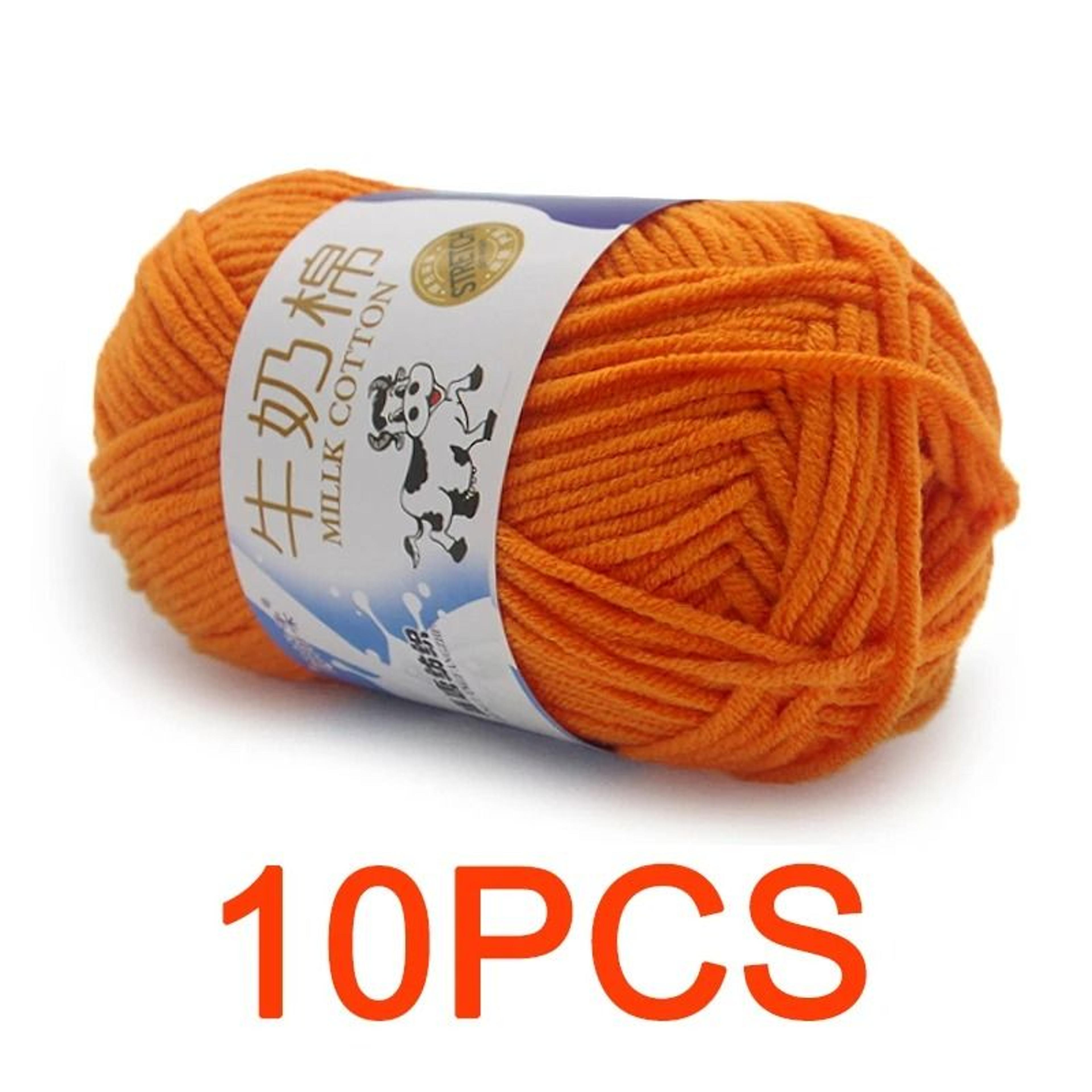 11 Lb Milk Cotton HandKnitting Yarn Set 10 Pieces 17