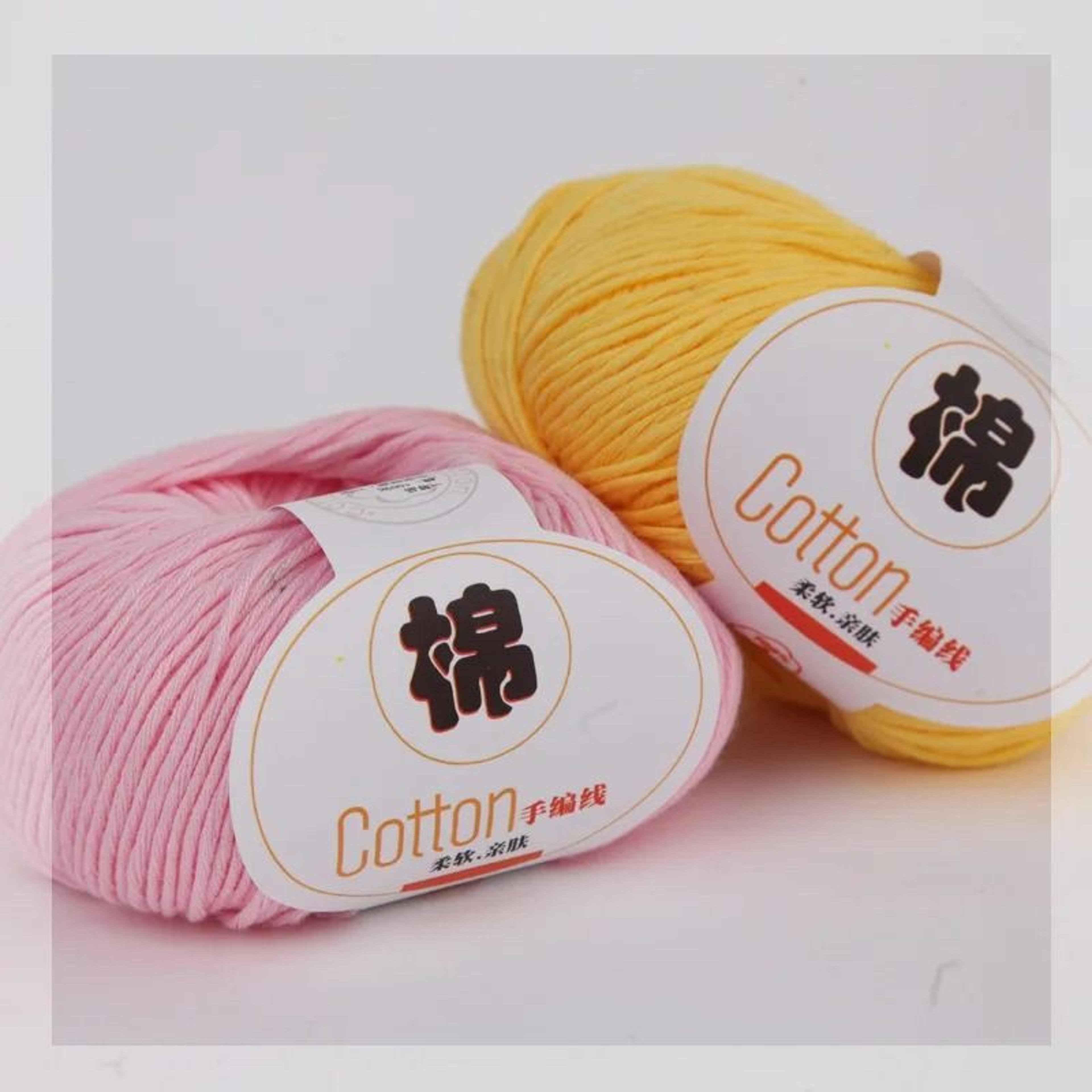 011 Lb 100 Pure Cotton HandKnitting  Crochet Yarn 3