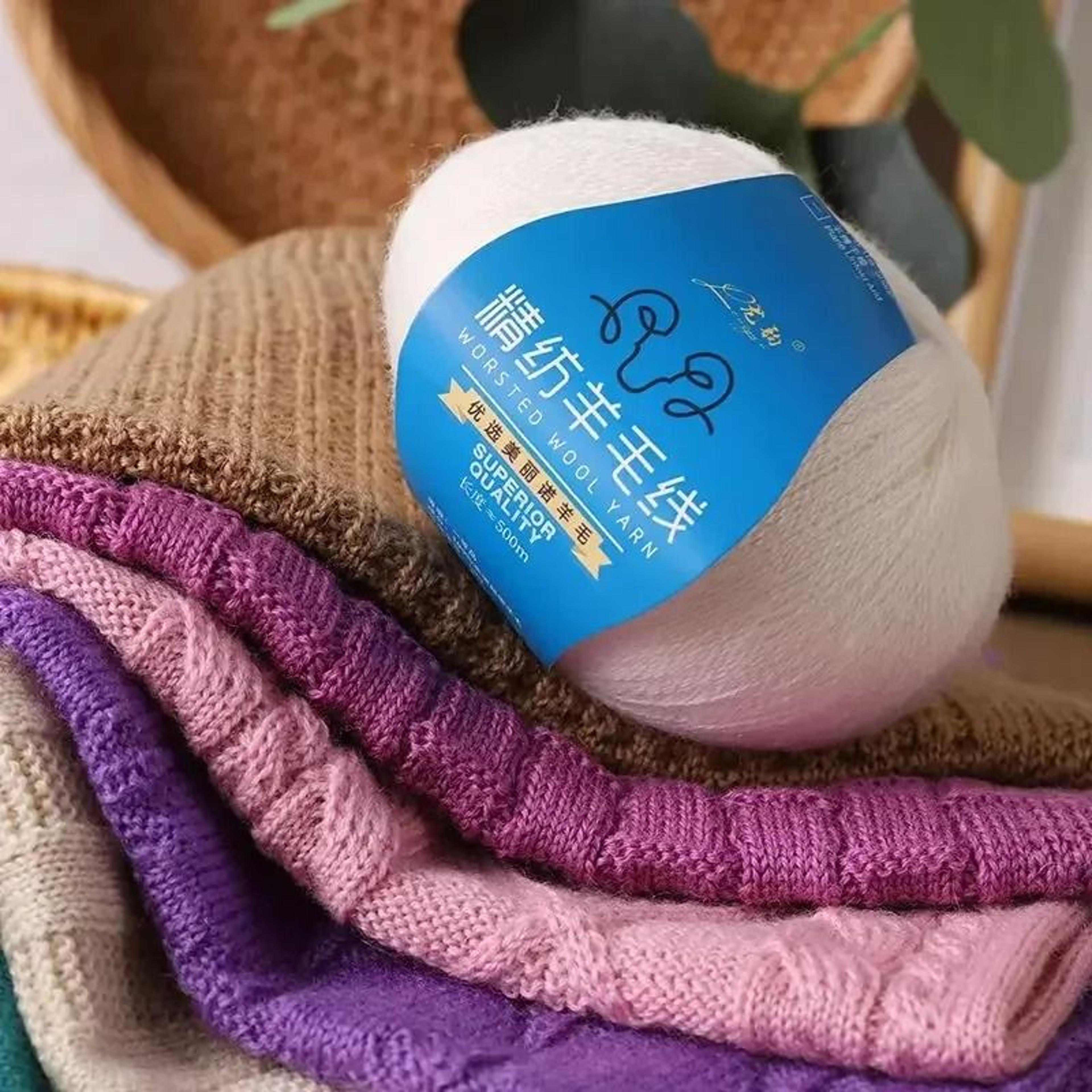 011 Lb 100 Soft Merino Wool HandKnitting Yarn 3