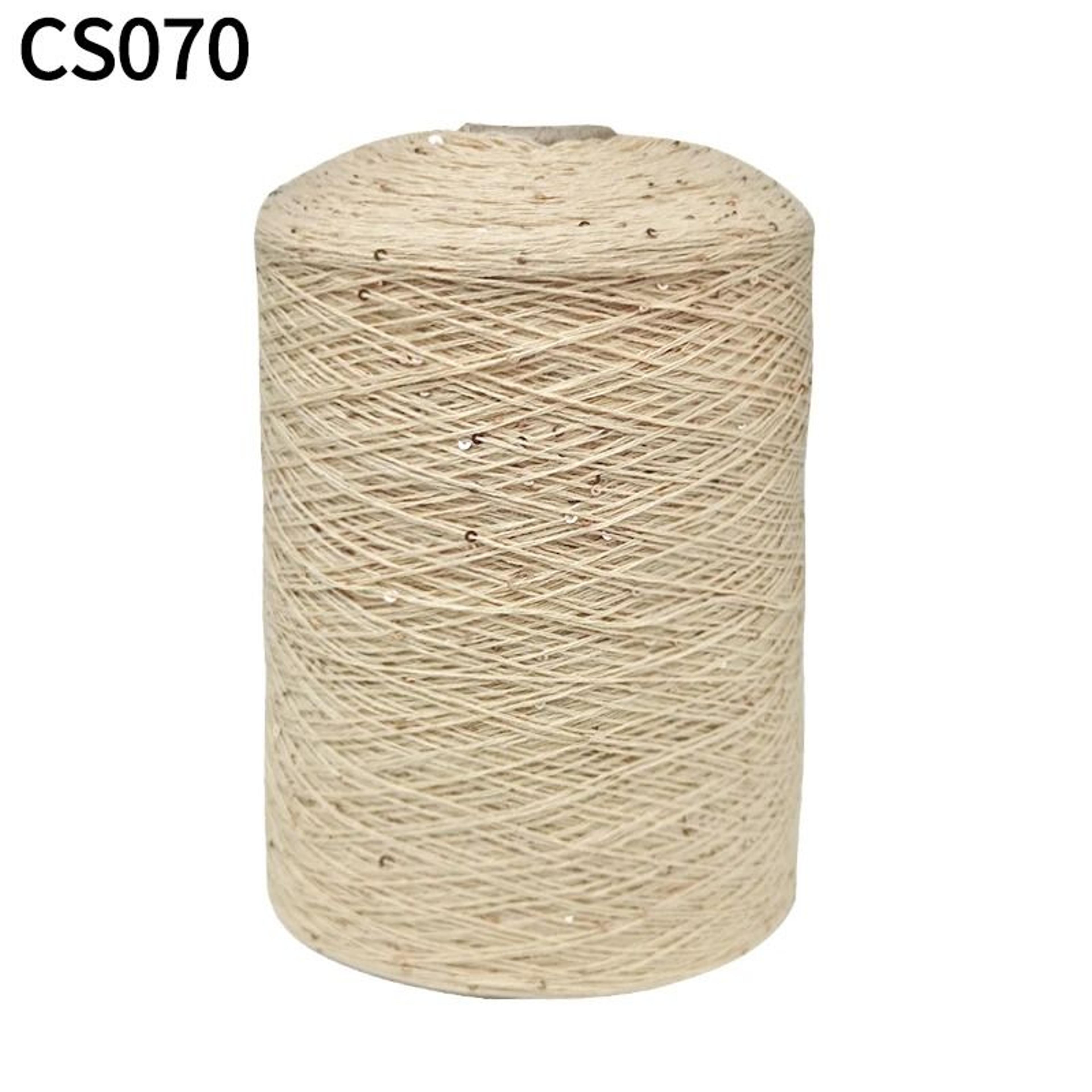 011 Lb Cotton  2 Mm Sequin Knitting Yarn 6