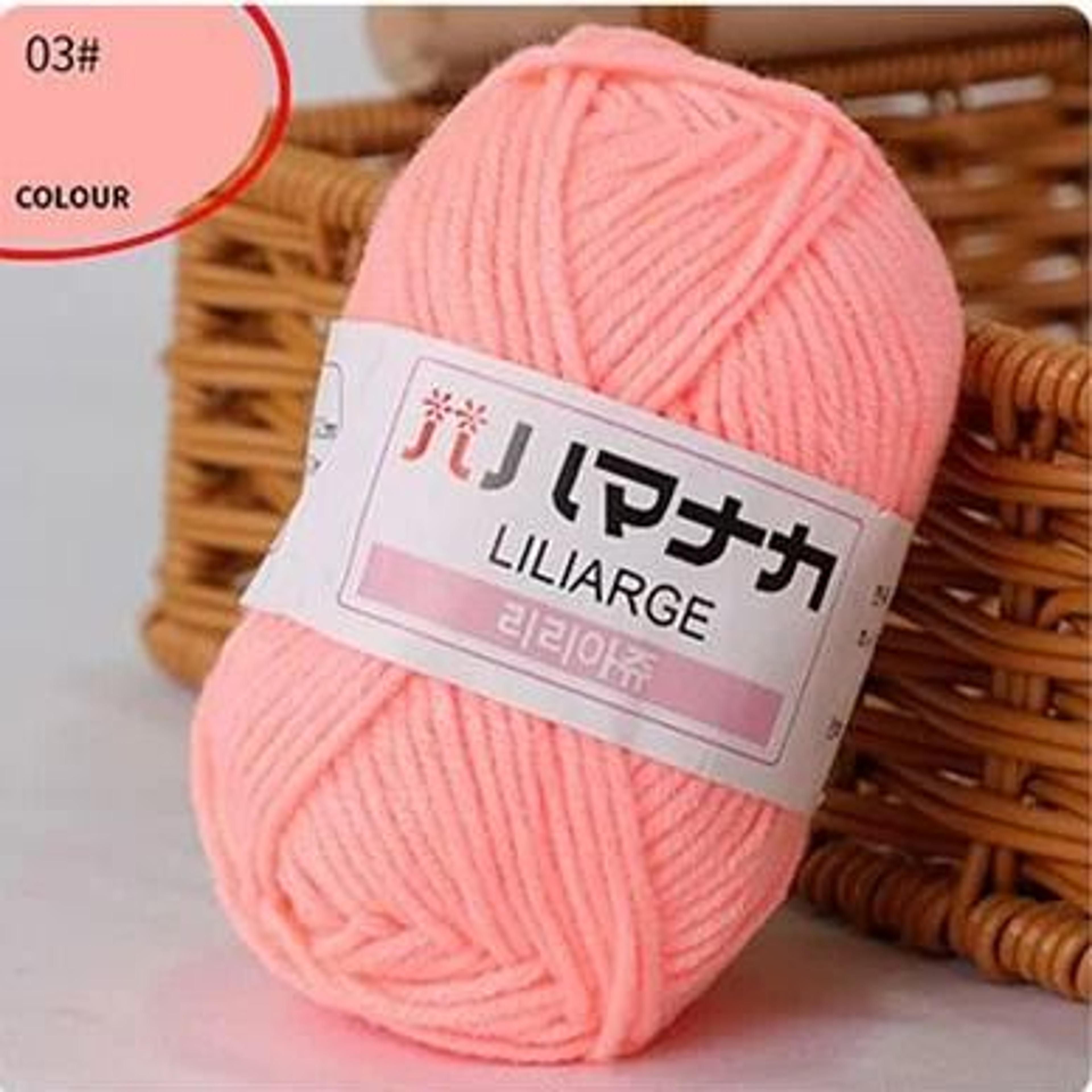 011 Lb Soft Milk Cotton Velvet Knitting Yarn 9