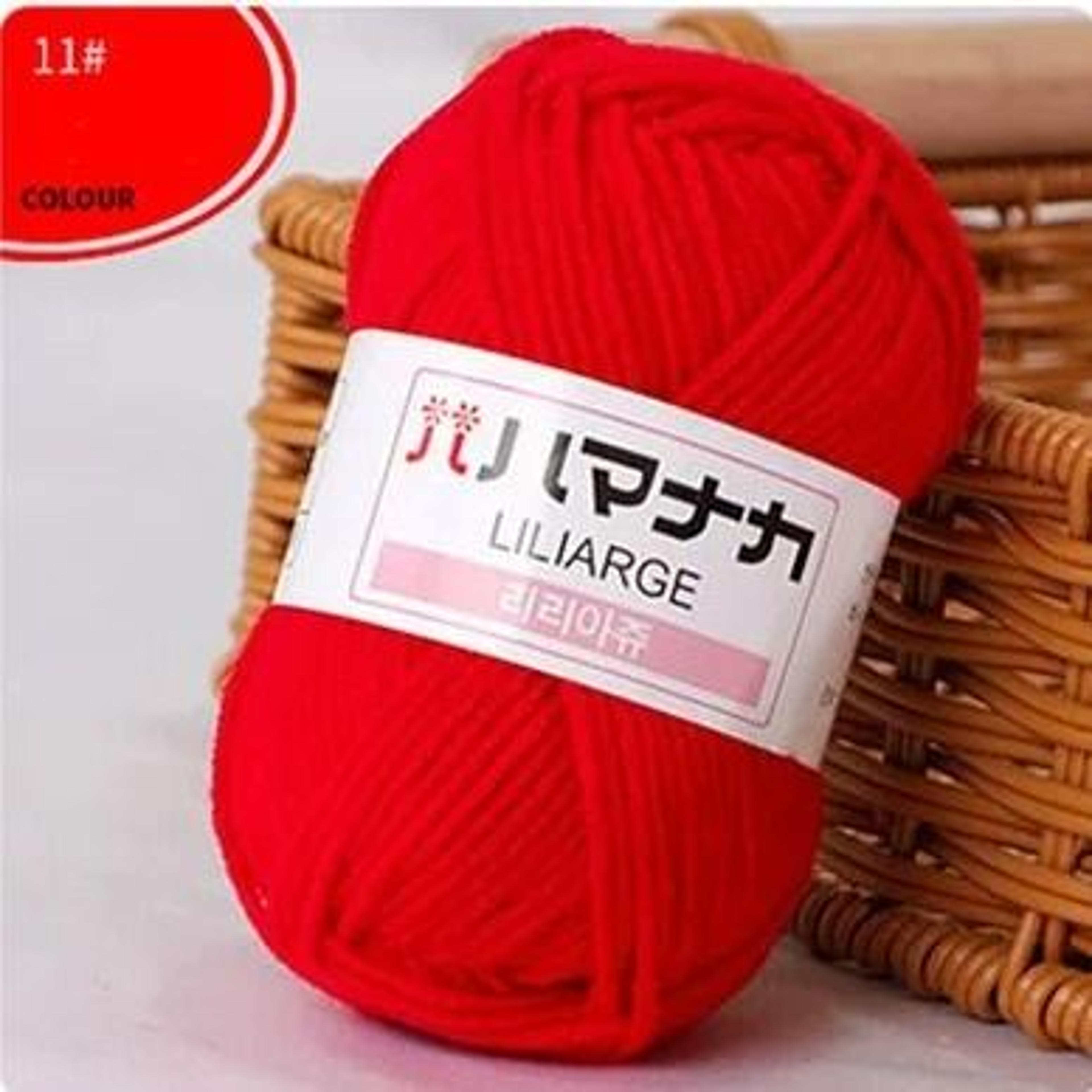 011 Lb Soft Milk Cotton Velvet Knitting Yarn 17