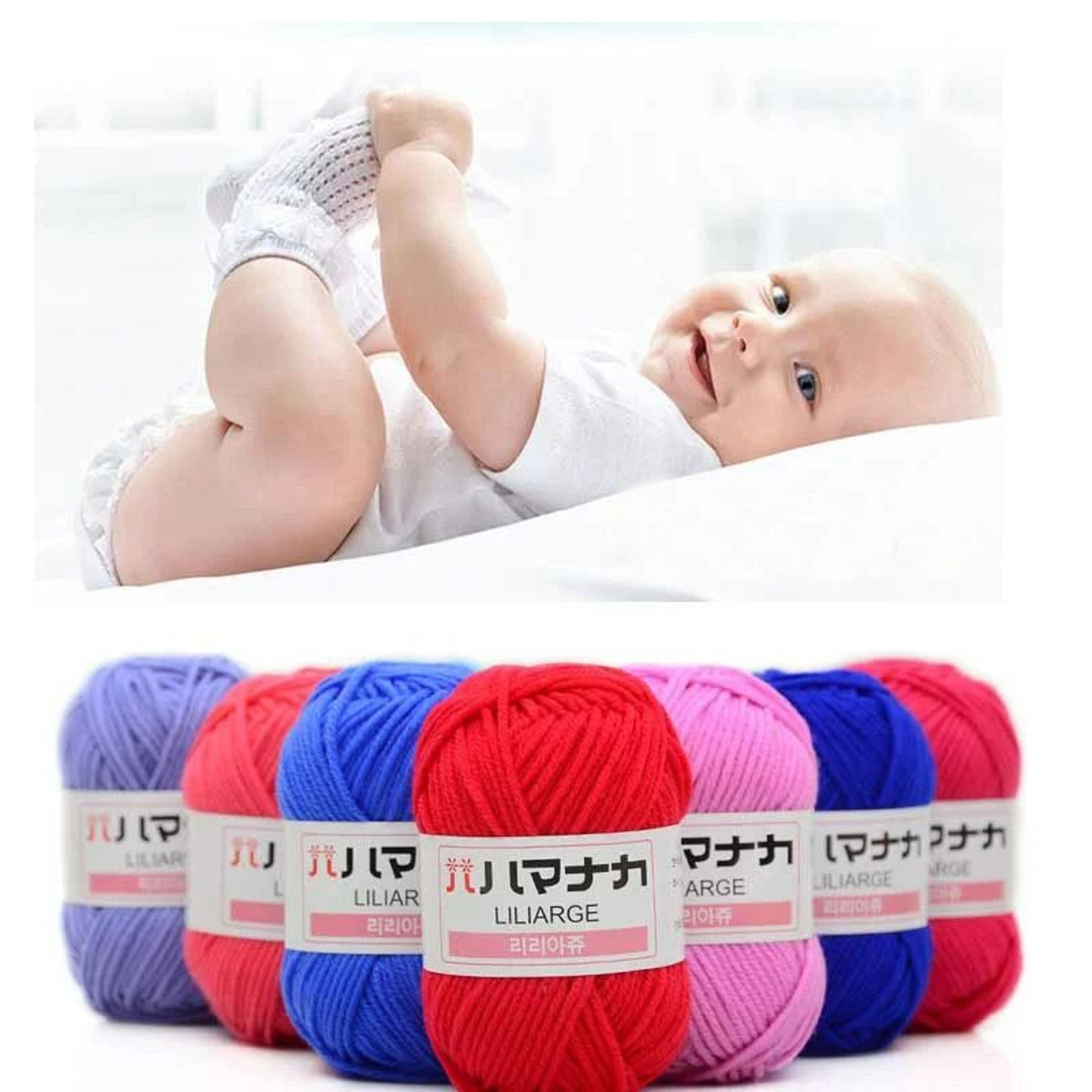 011 Lb Soft Milk Cotton Velvet Knitting Yarn 5
