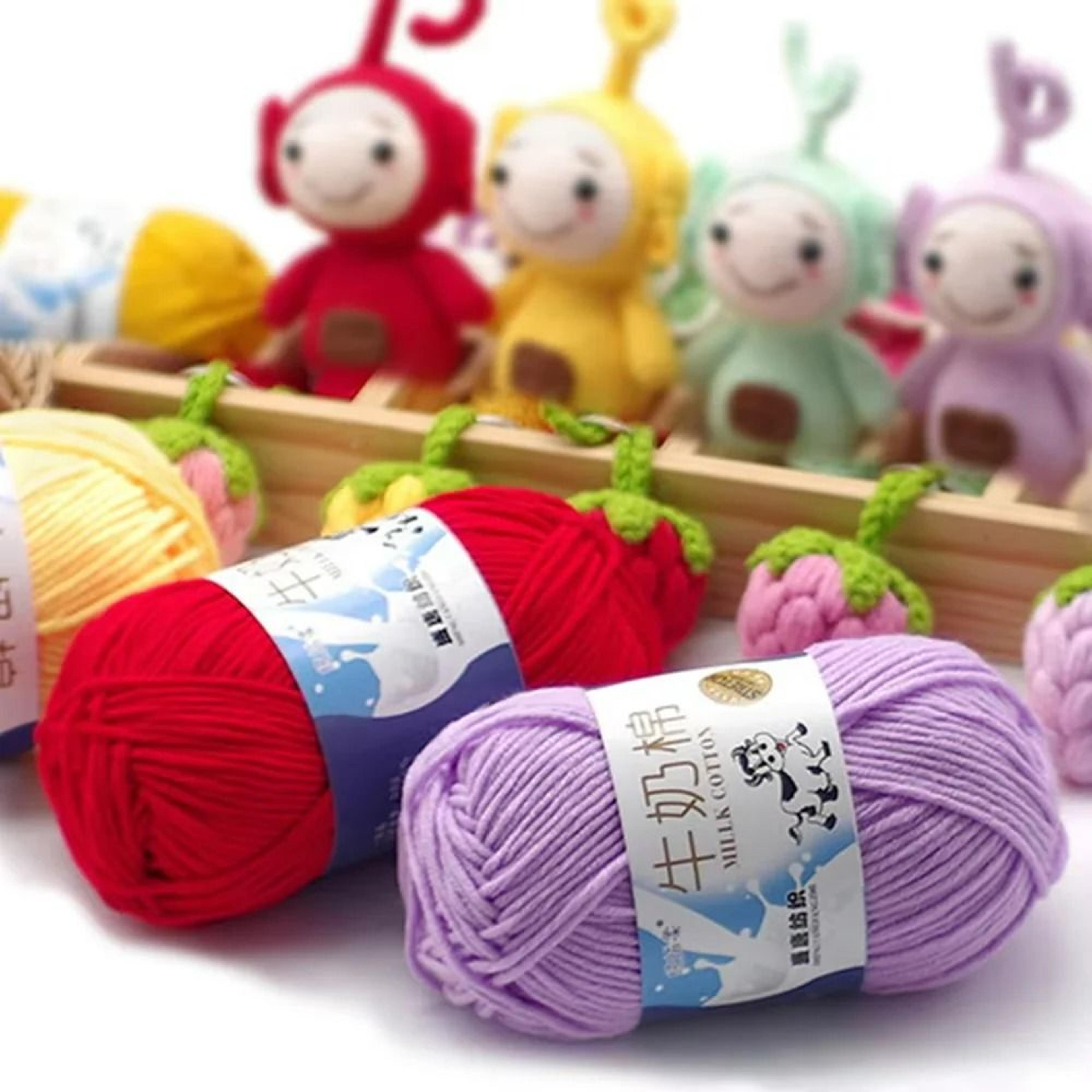 011 Lb 5Ply Soft Milk Cotton Knitting Yarn 2