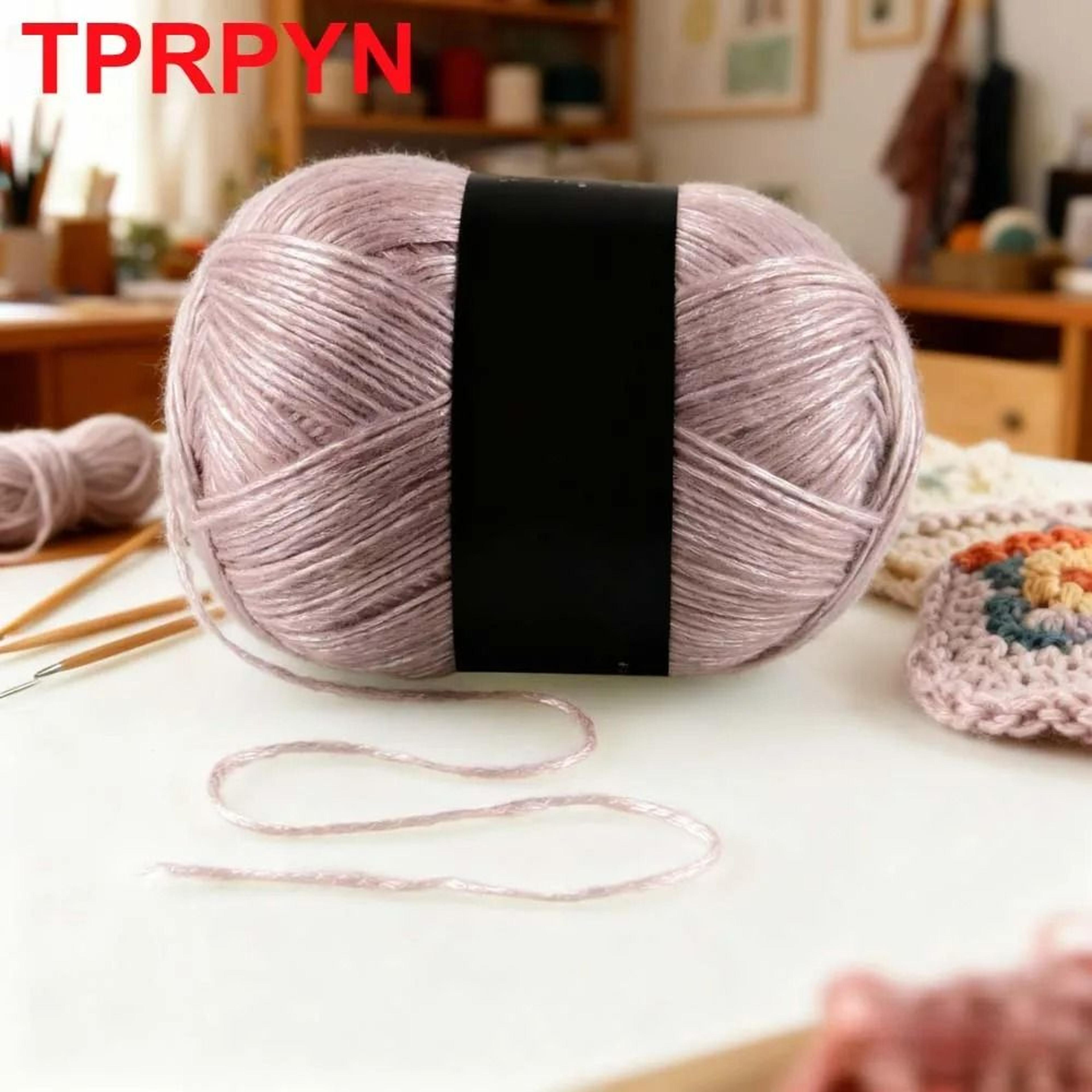 022 Lb Metallic Silk Cotton  Acrylic Knitting Yarn 2