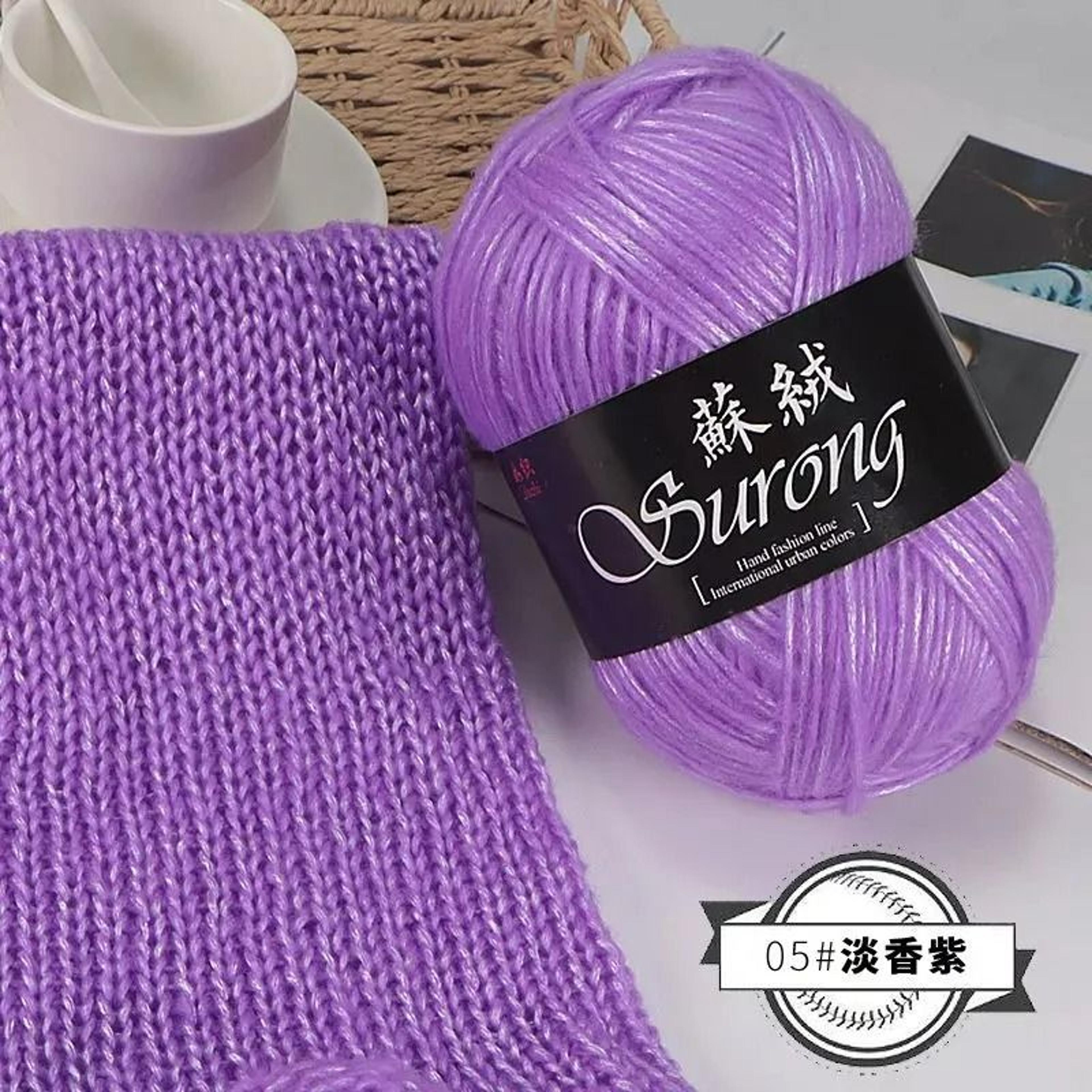 022 Lb Metallic Silk Cotton  Acrylic Knitting Yarn 16