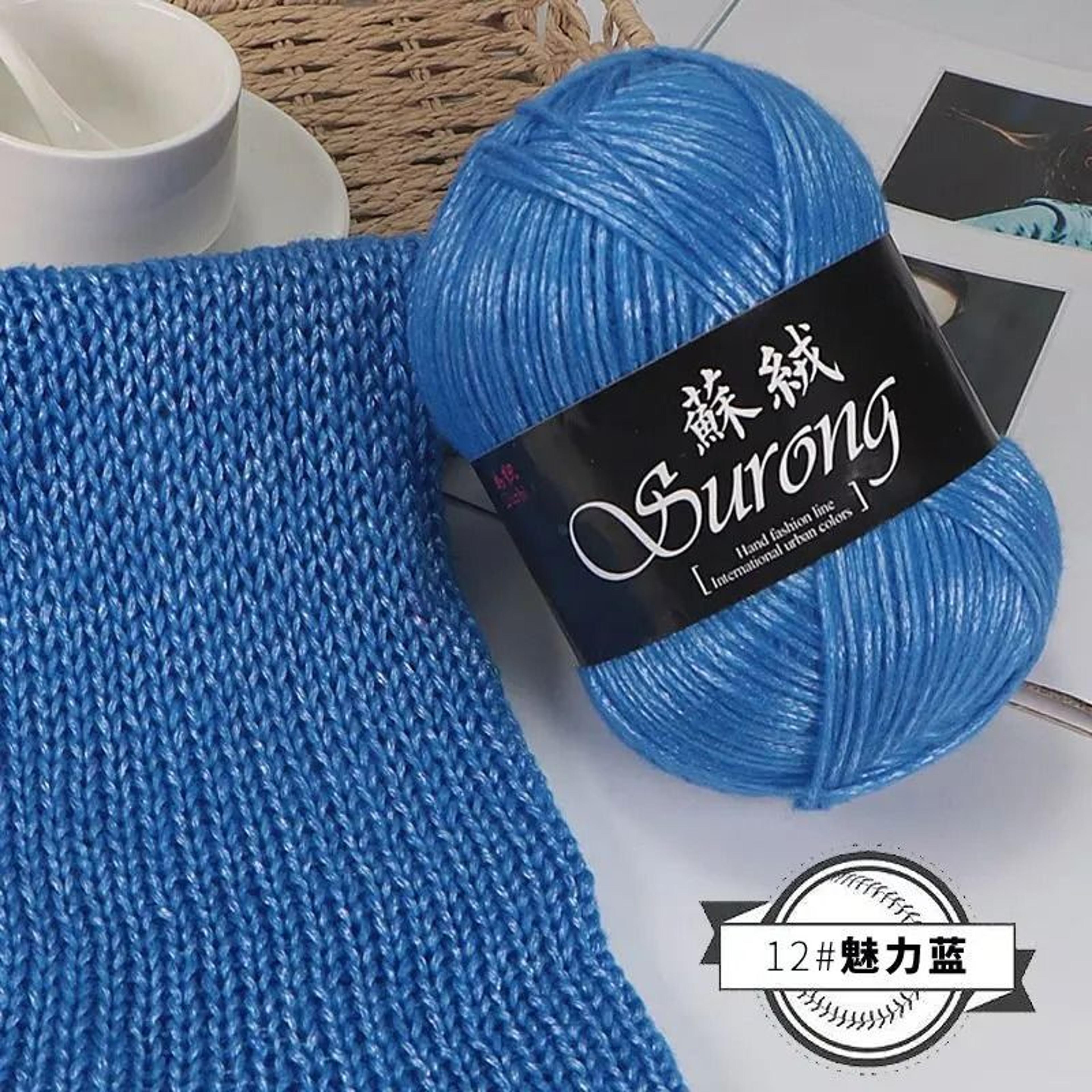 022 Lb Metallic Silk Cotton  Acrylic Knitting Yarn 18