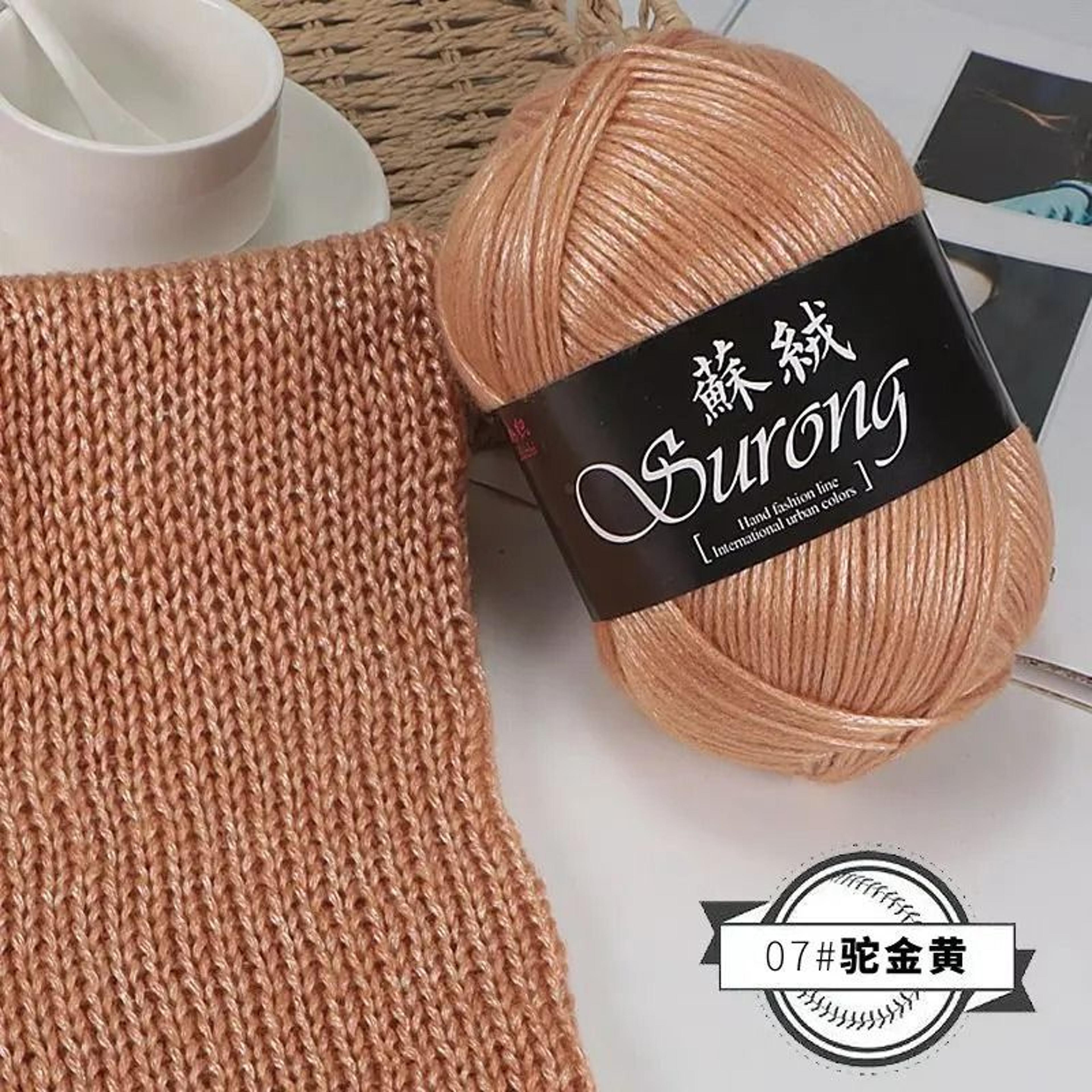022 Lb Metallic Silk Cotton  Acrylic Knitting Yarn 19