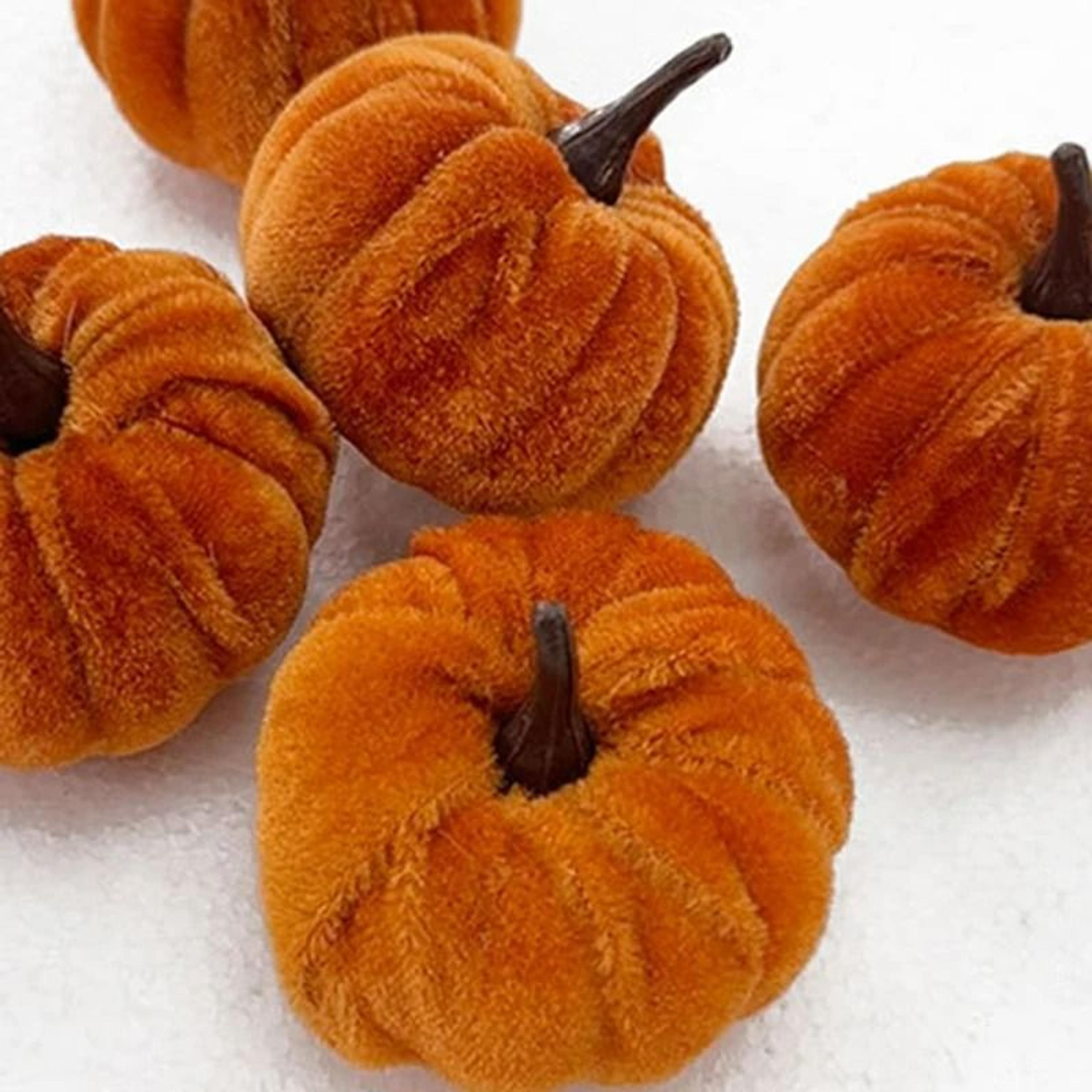 5Pcs Mini Artificial Foam Pumpkin Set 2