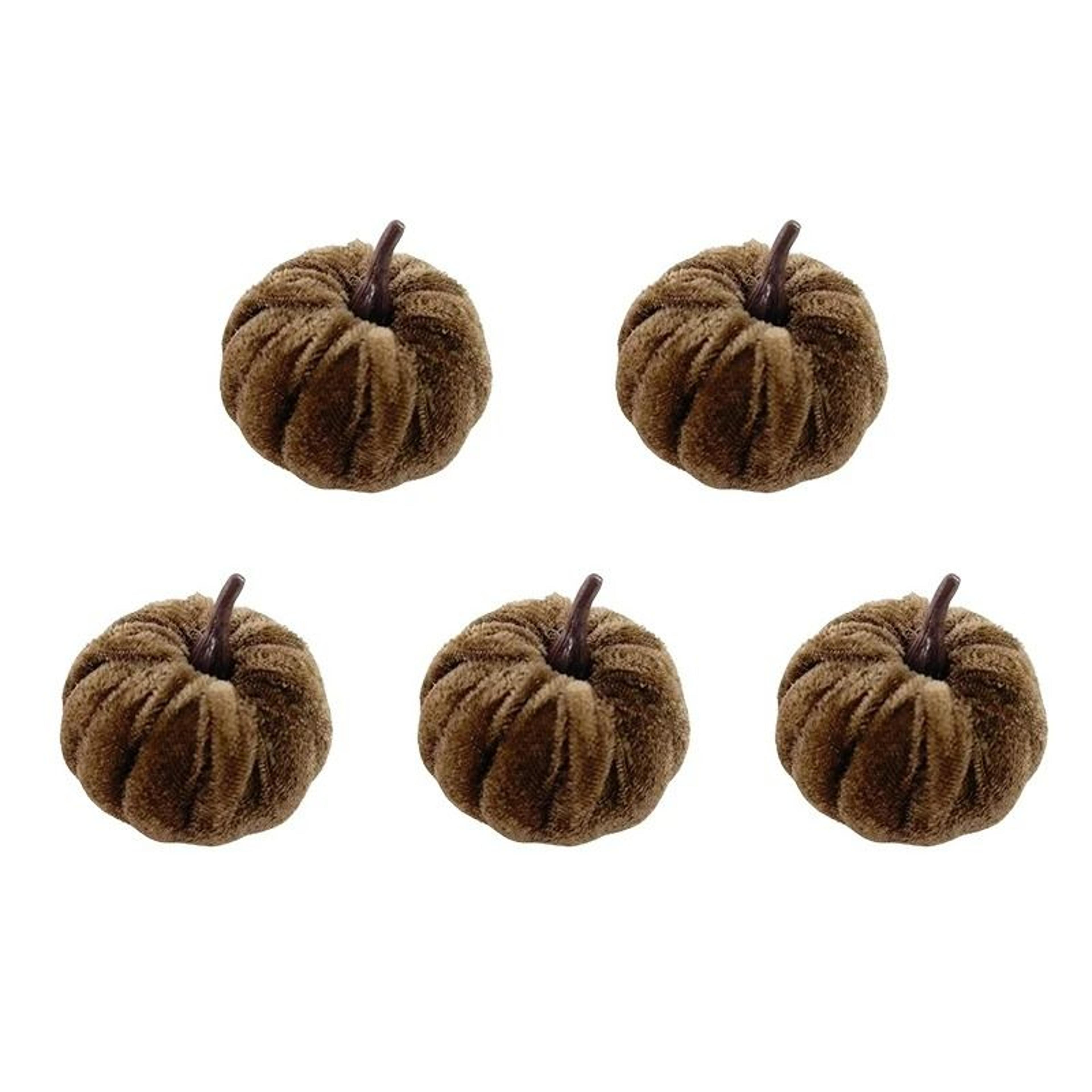 5Pcs Mini Artificial Foam Pumpkin Set 5