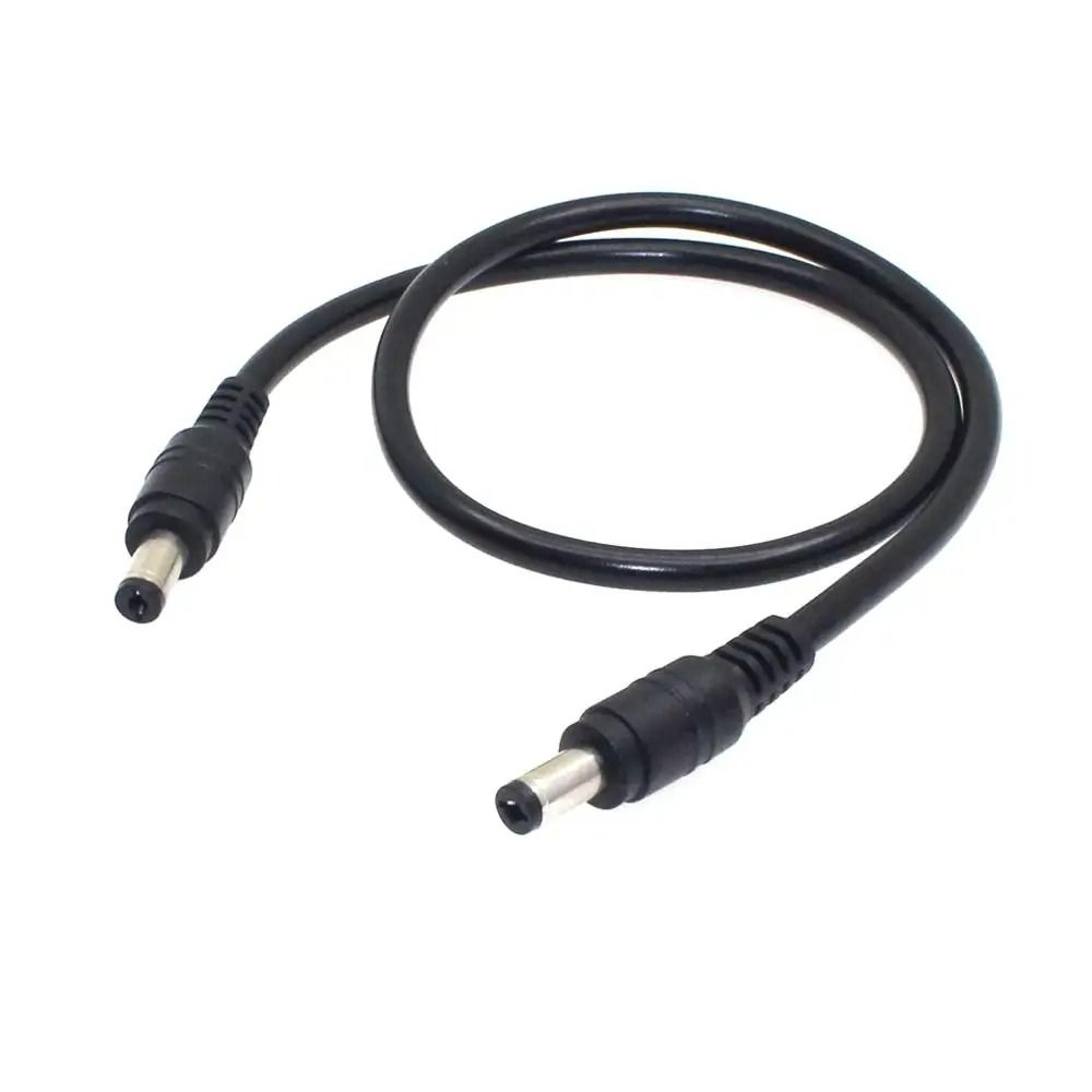 18AWG DC Power Plug 55mm X 21mm MaletoMale Cable 5
