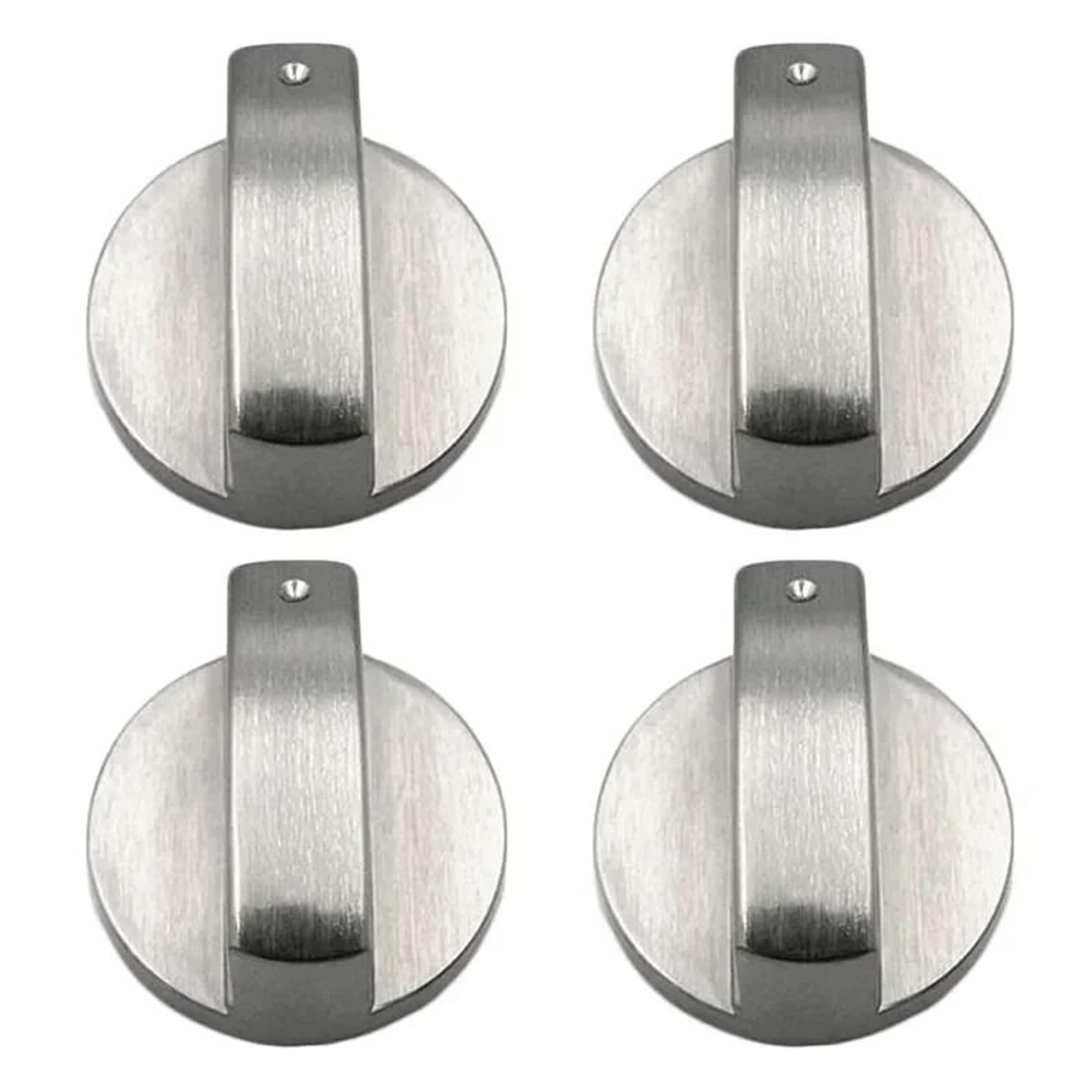 Universal Rotary Switch Control Knobs 4 Pack Replacement Gas Stove Oven Knobs 5
