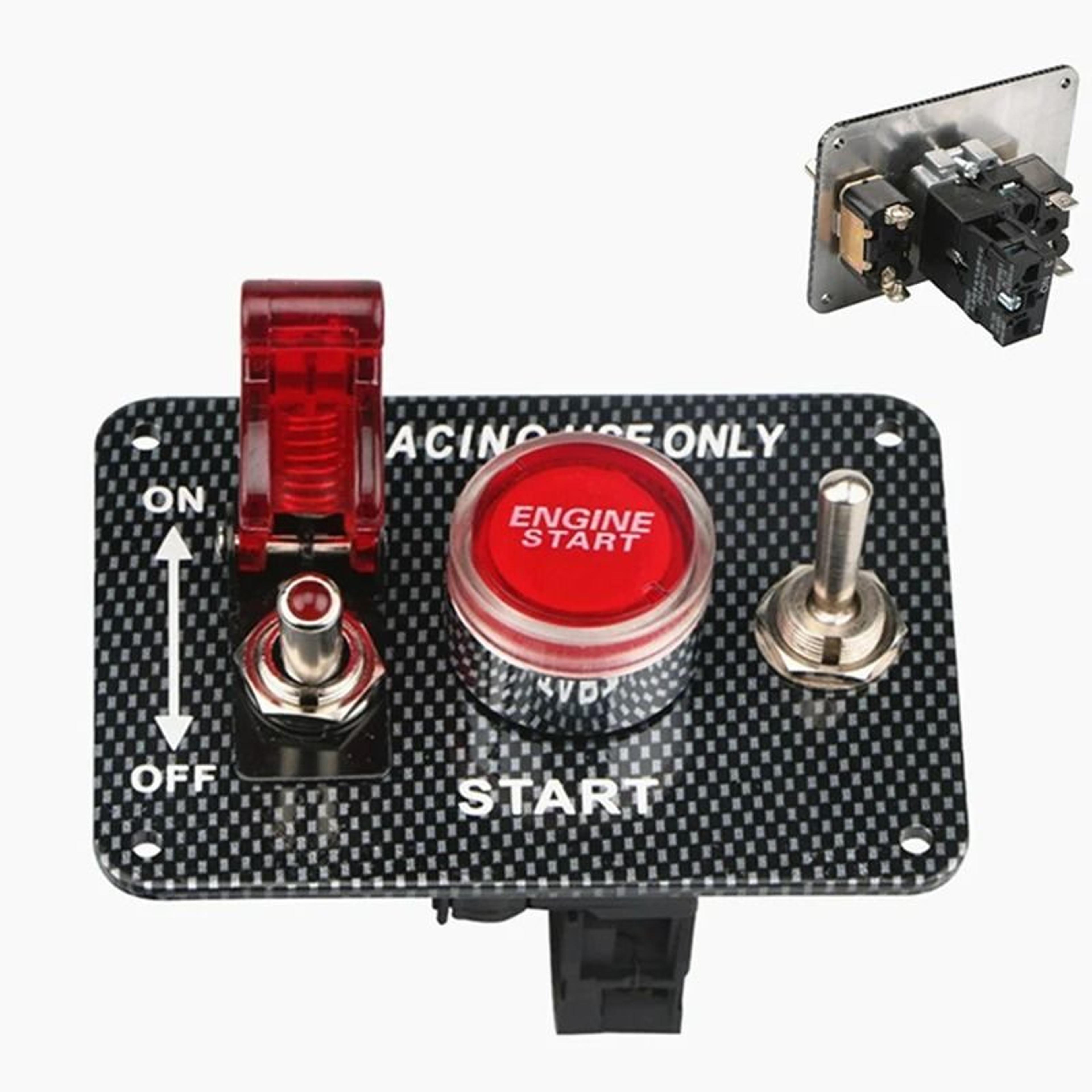 car modification engine start push button switch waterproof 12v 24v ignition switch