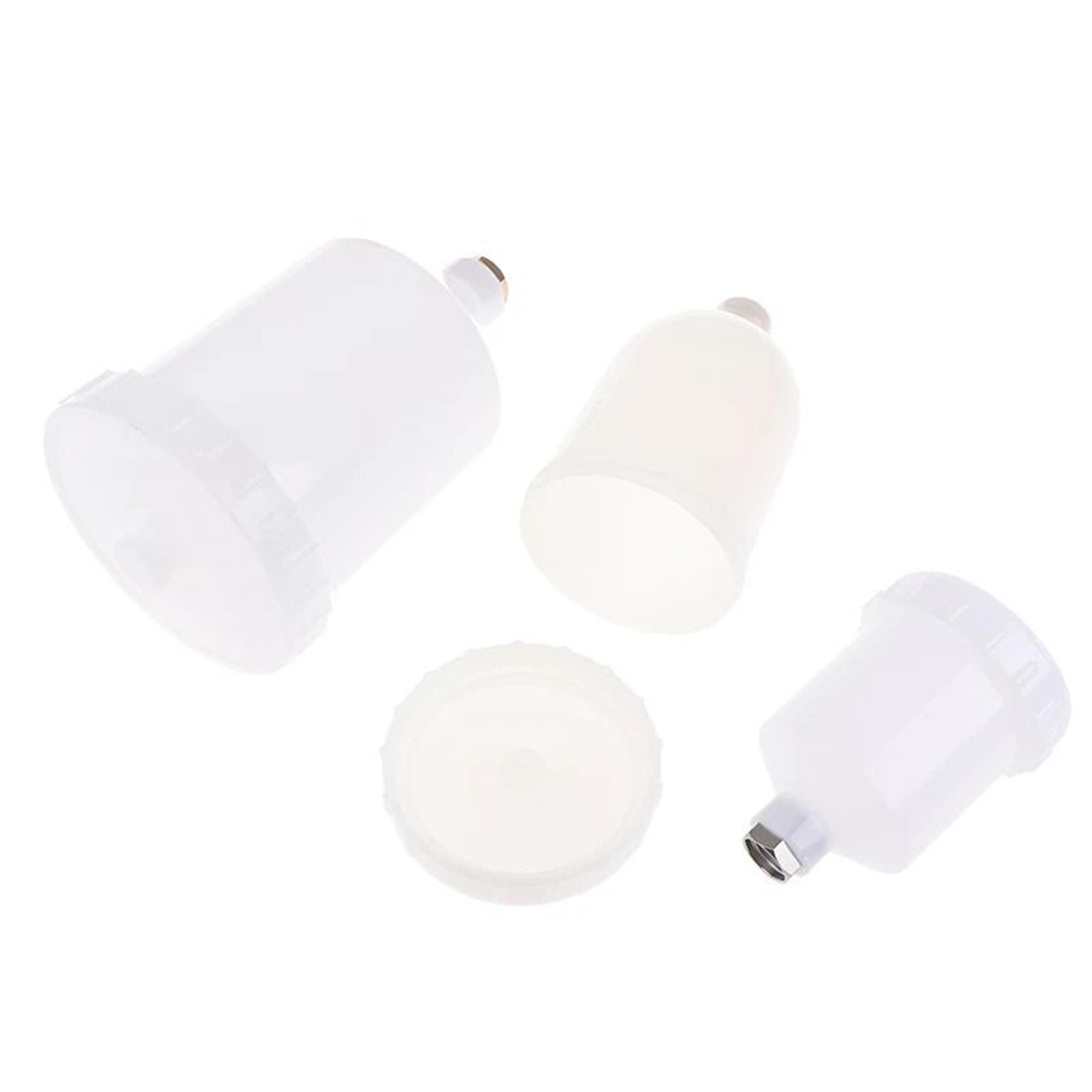 Plastic Gravity Feed Spray Paint Pot Cup With Threaded Connector Replacement 5