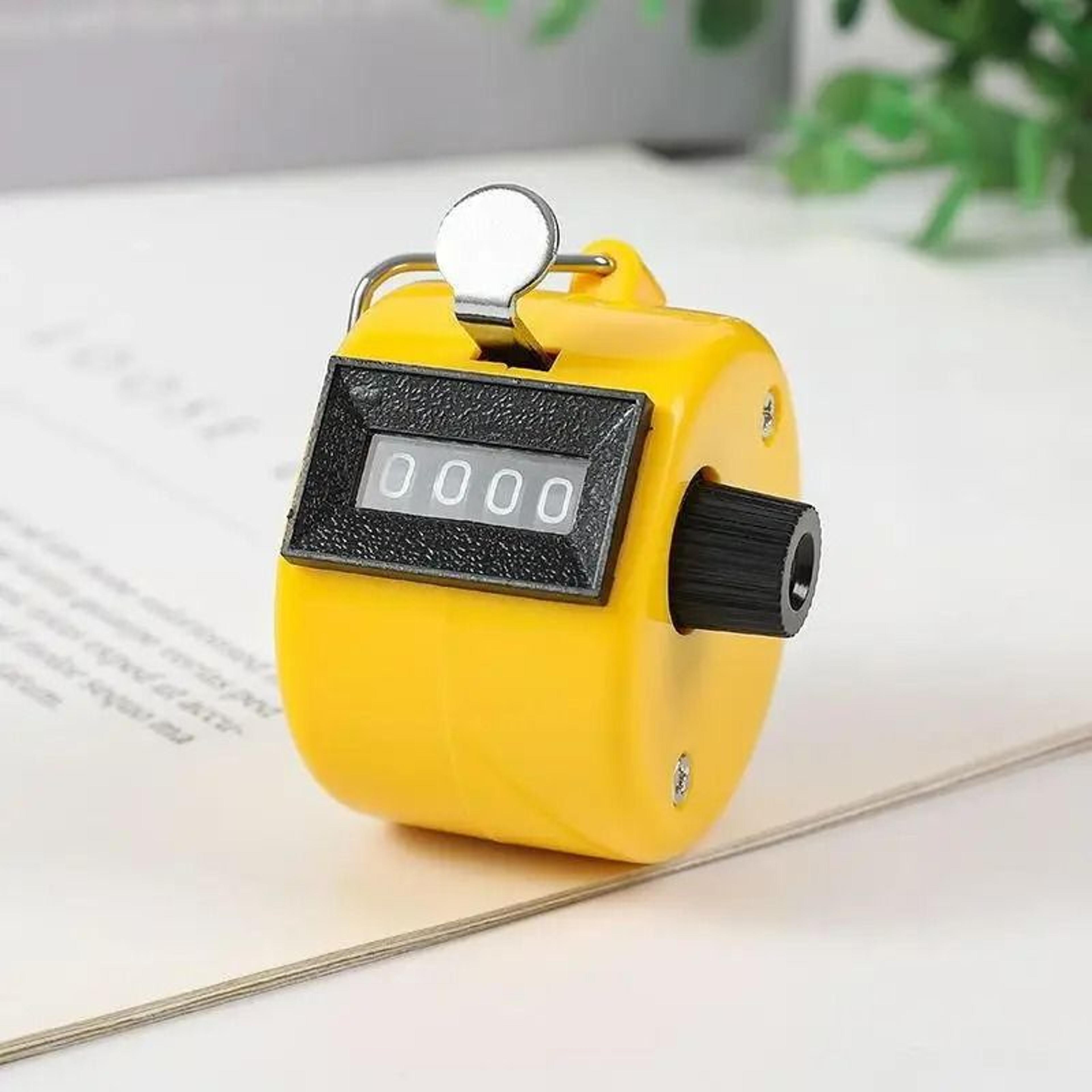 4Digit Handheld Mechanical Tally Counter Manual Palm Clicker For Inventory  Attendance 9