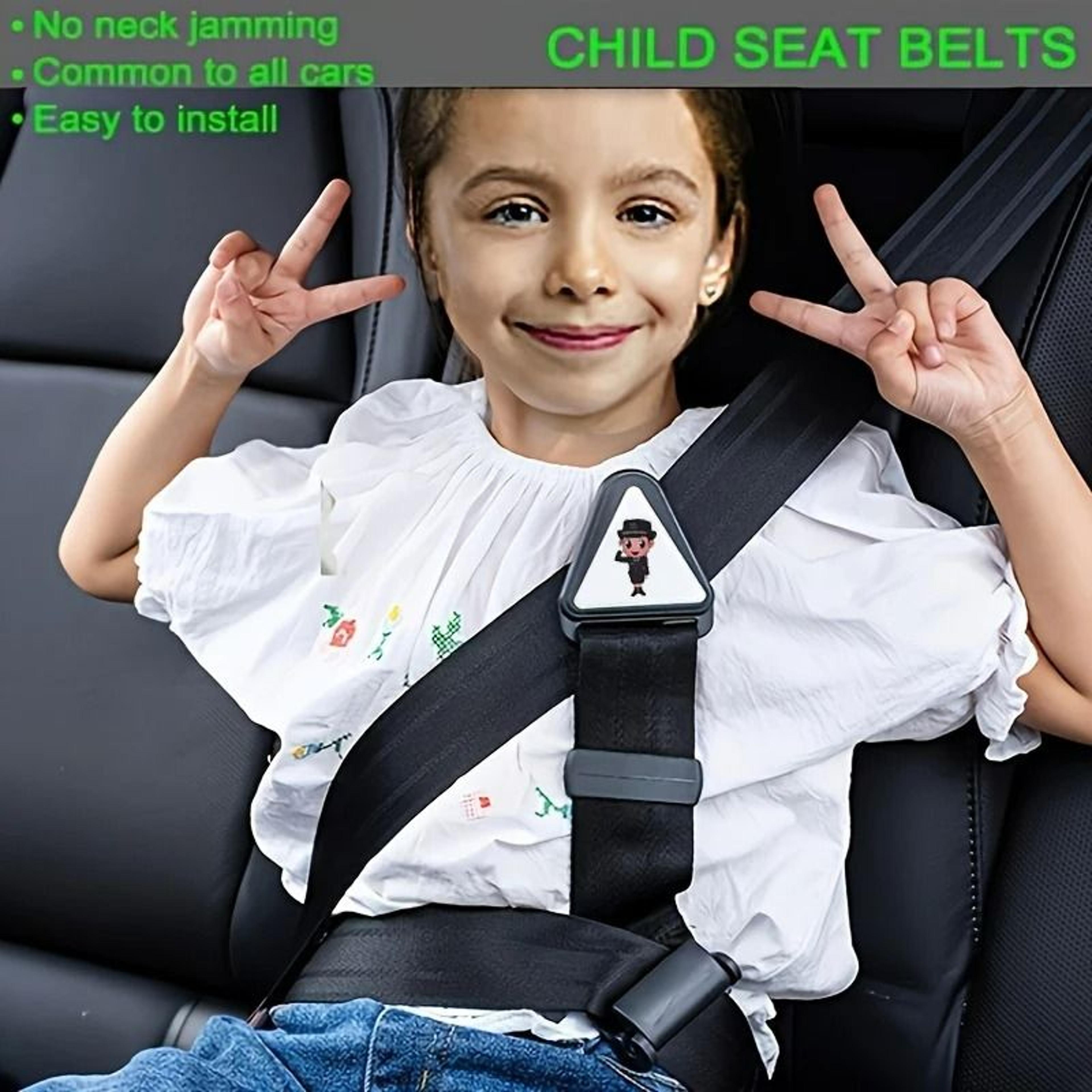Adjustable Car Child Safety Belt Adjuster And AntiNeck Seat Belt Limiter 2