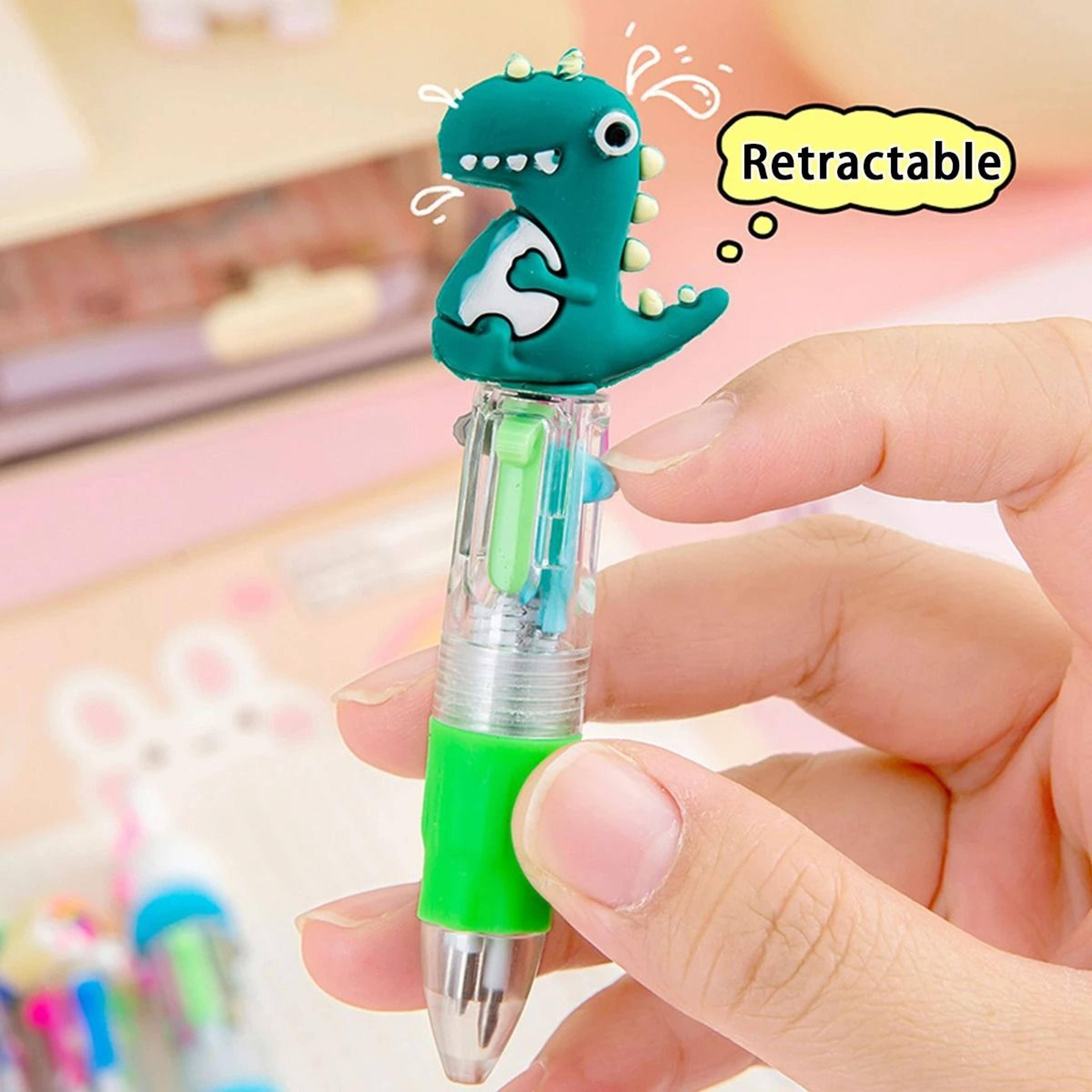 12Piece Cute 4in1 Multicolor Retractable Mini Ballpoint Pens Set 3