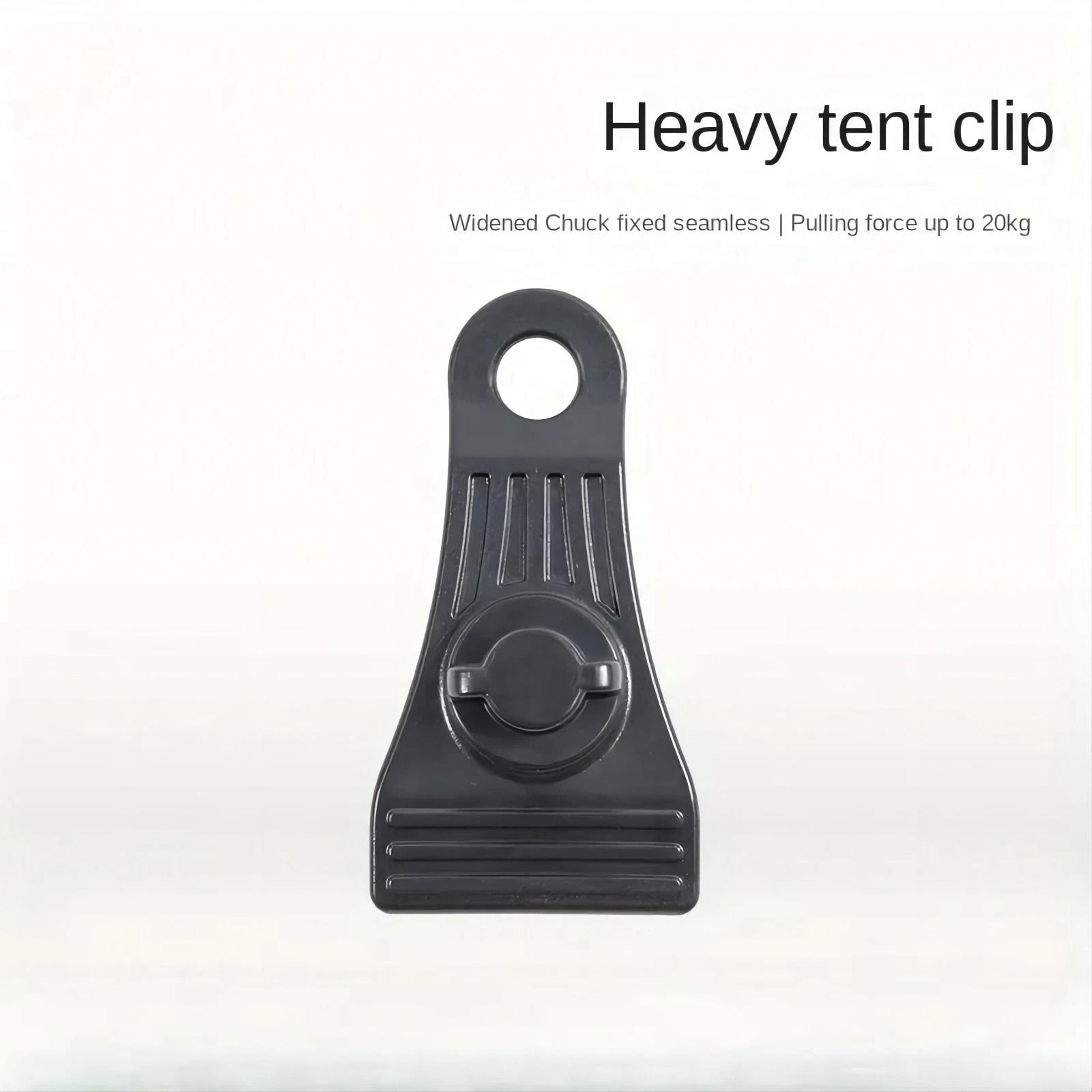 5Piece HeavyDuty Tent Clamps With Carabiners For Outdoor Tarps Awnings And Canopies 3