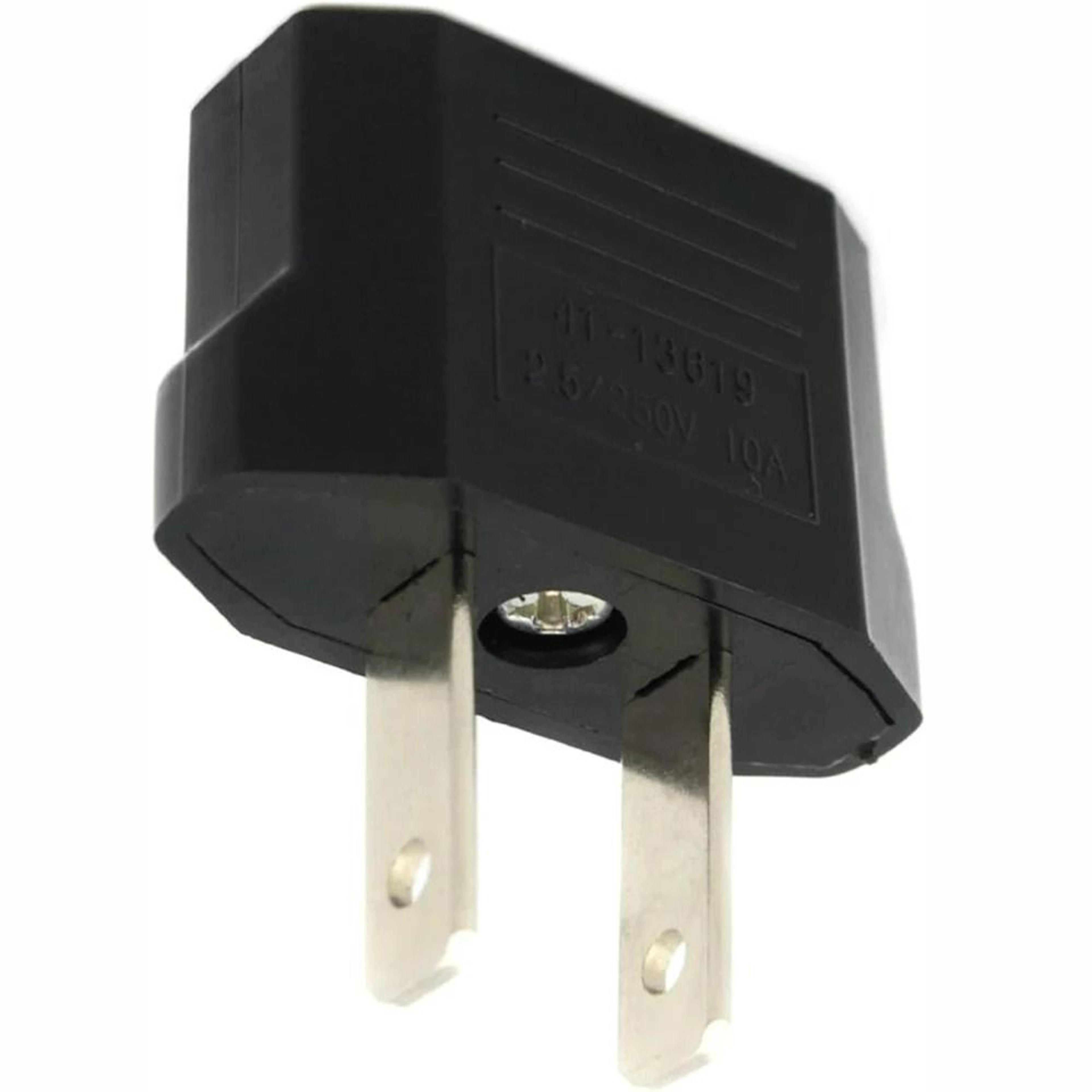EU To US Travel Power Adapter European 2Pin To US 2Pin AC Plug Converter 2