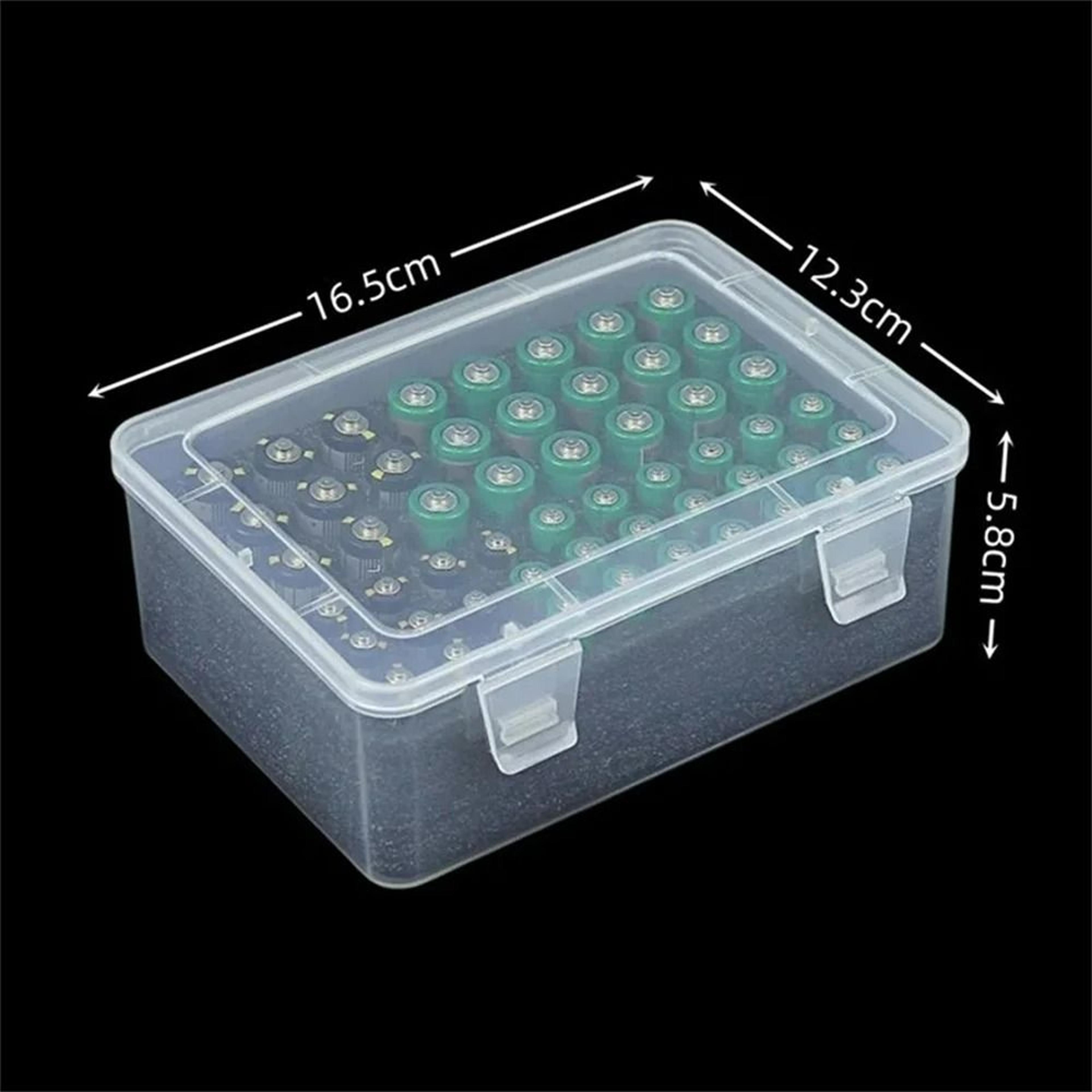54Slot AA  AAA Battery Organizer Storage Case With Adjustable Compartments 4