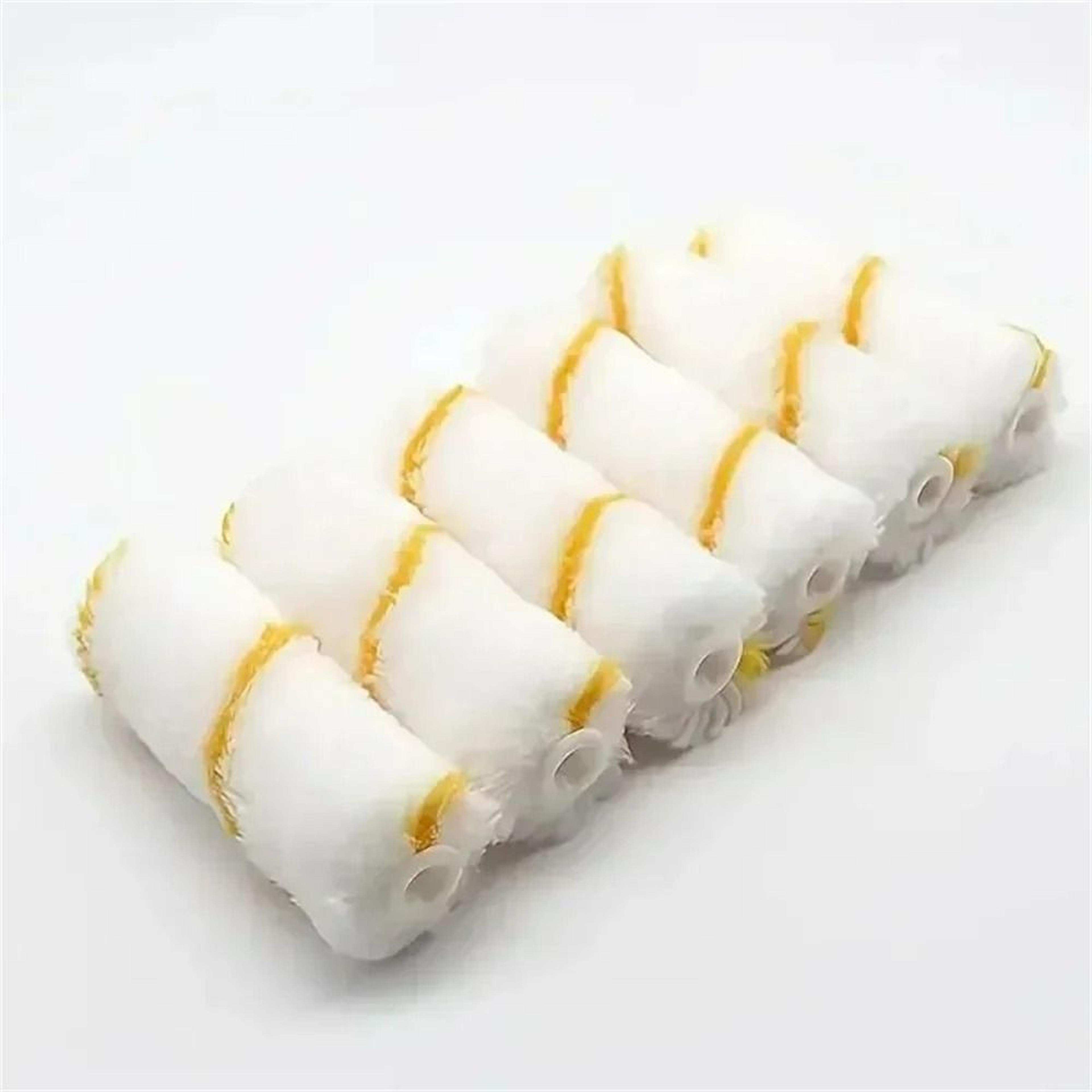 Mini Paint Roller Set With 10 Microfiber Covers  Ergonomic Plastic Handle 4