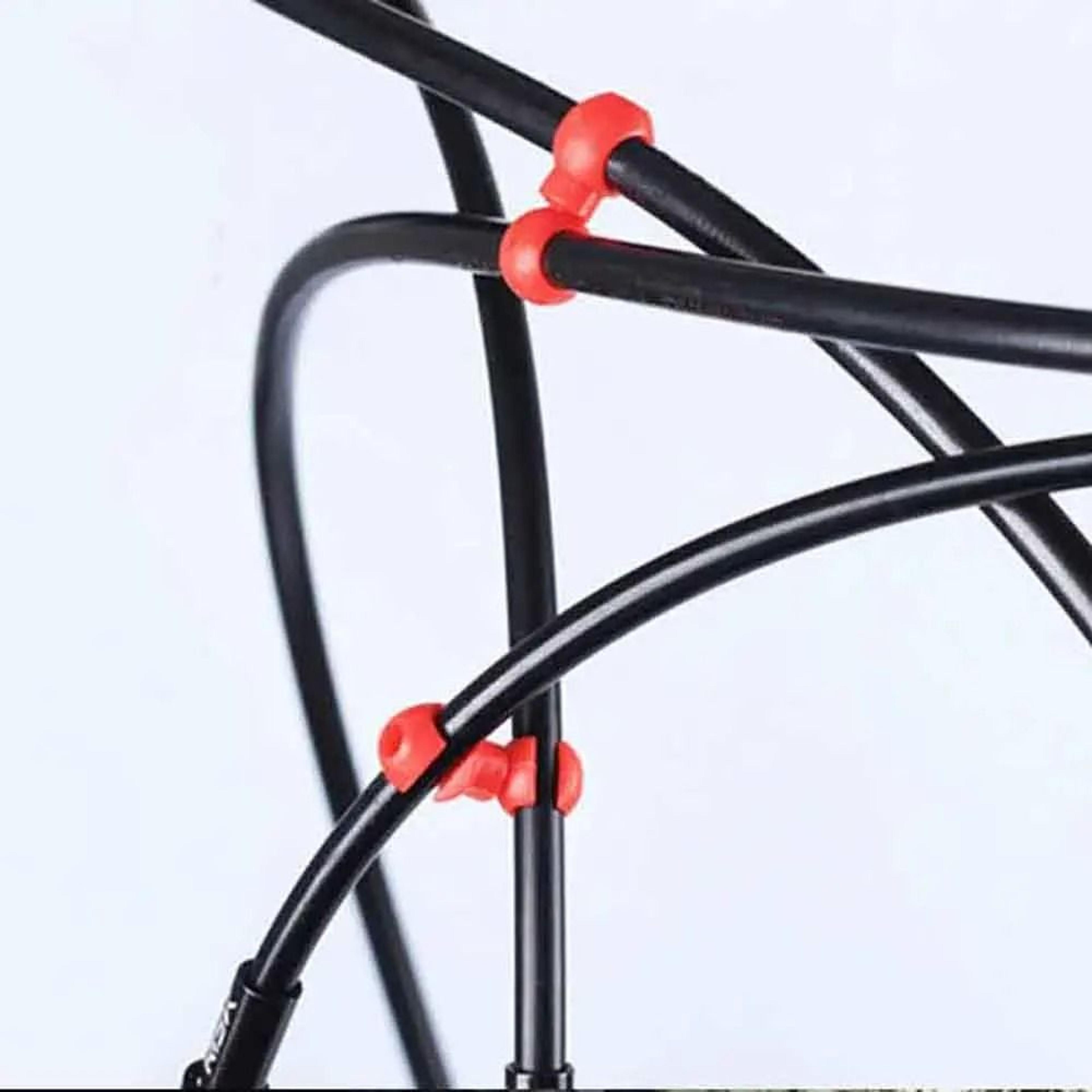 10Piece Bike Cable Cross Line SStyle Clips For Mountain  Road Bicycle Brake Housing 4