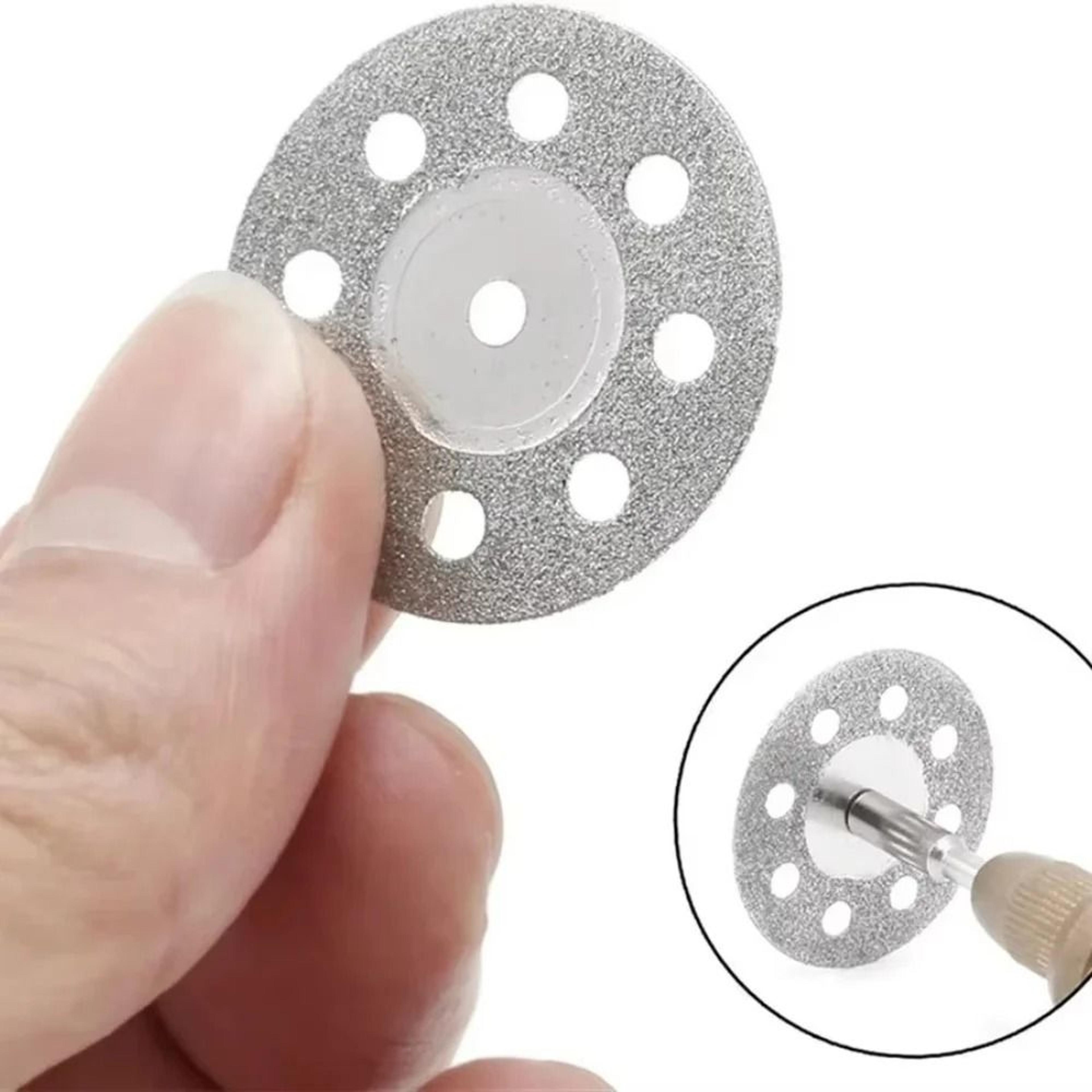 Diamond Cutting Disc Grinding Wheel Set With Core Shaft Mandrels 3