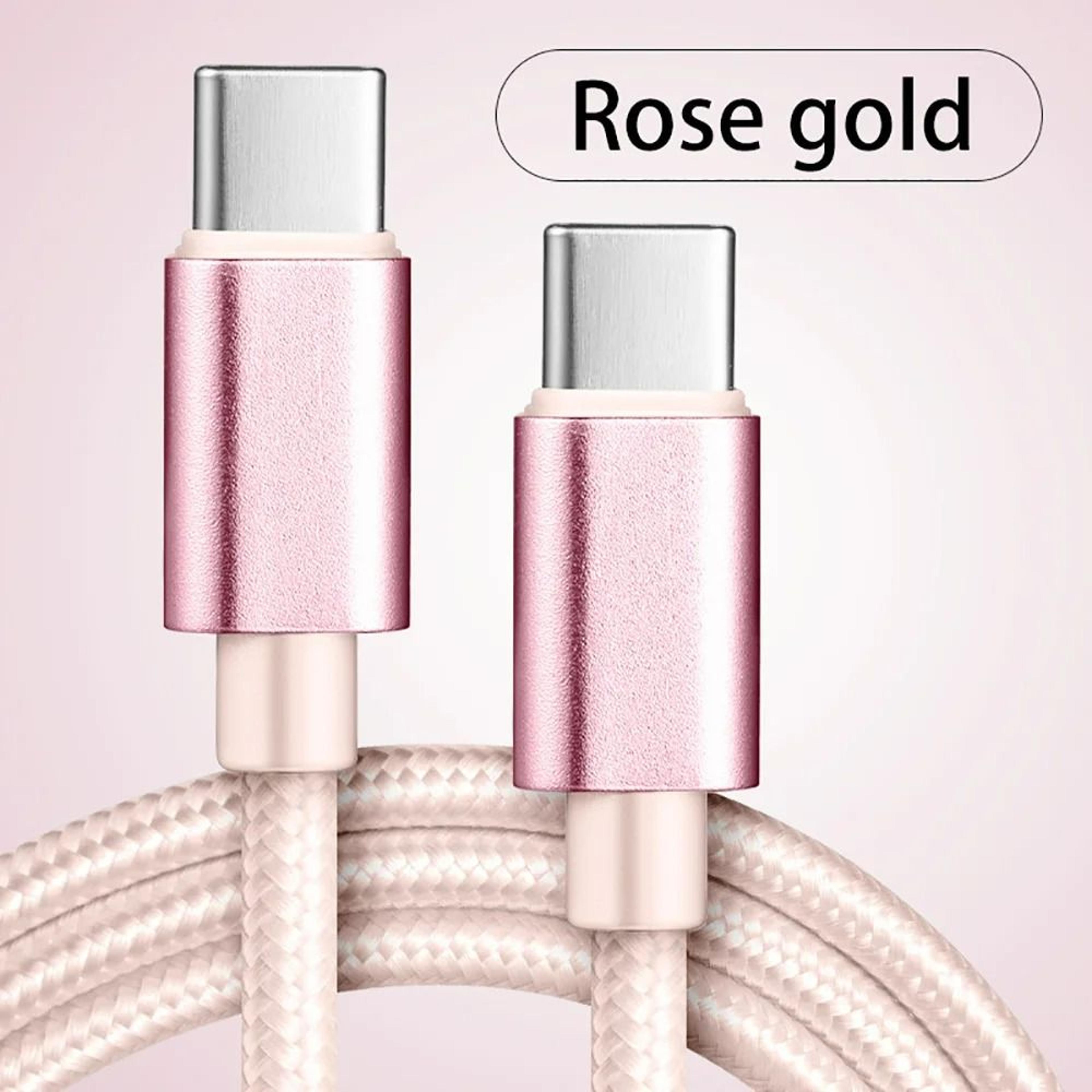 66W 5A Nylon USB C To Type C Fast Charging Cable Ultra Durable Data Cord 9