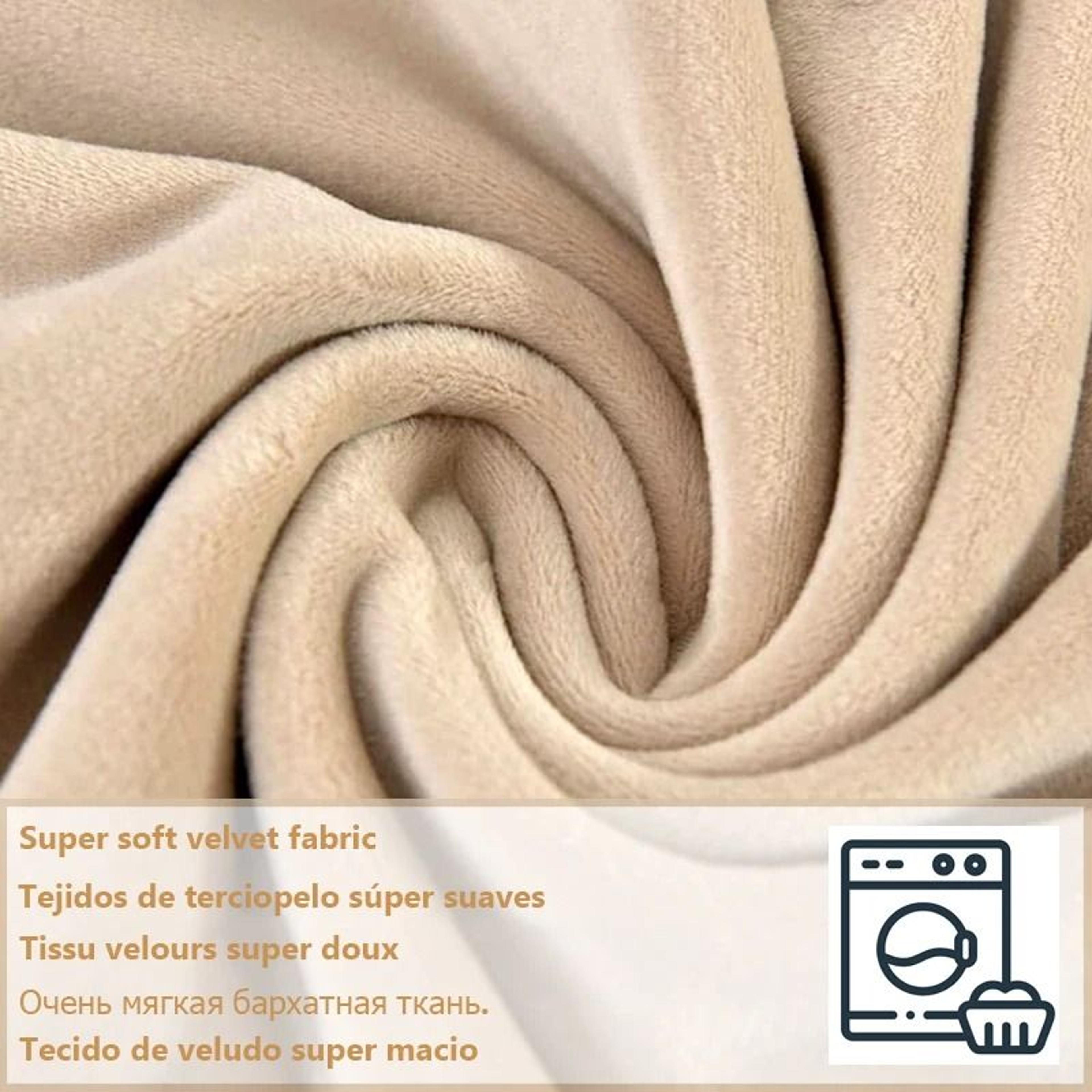 Luxurious Stretch Velvet Dining Chair Cover Soft Office Seat Case Decor 2