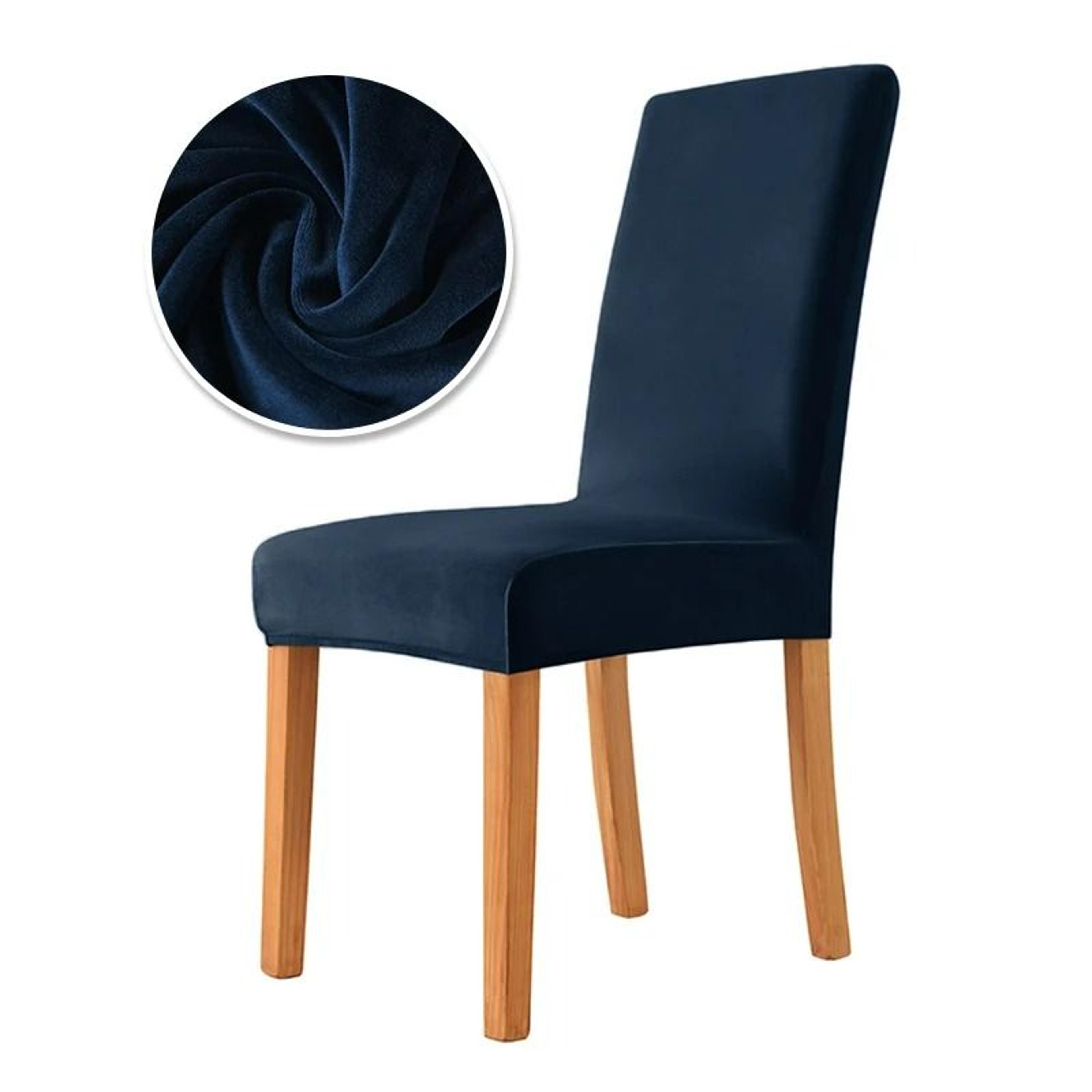 Luxurious Stretch Velvet Dining Chair Cover Soft Office Seat Case Decor 16