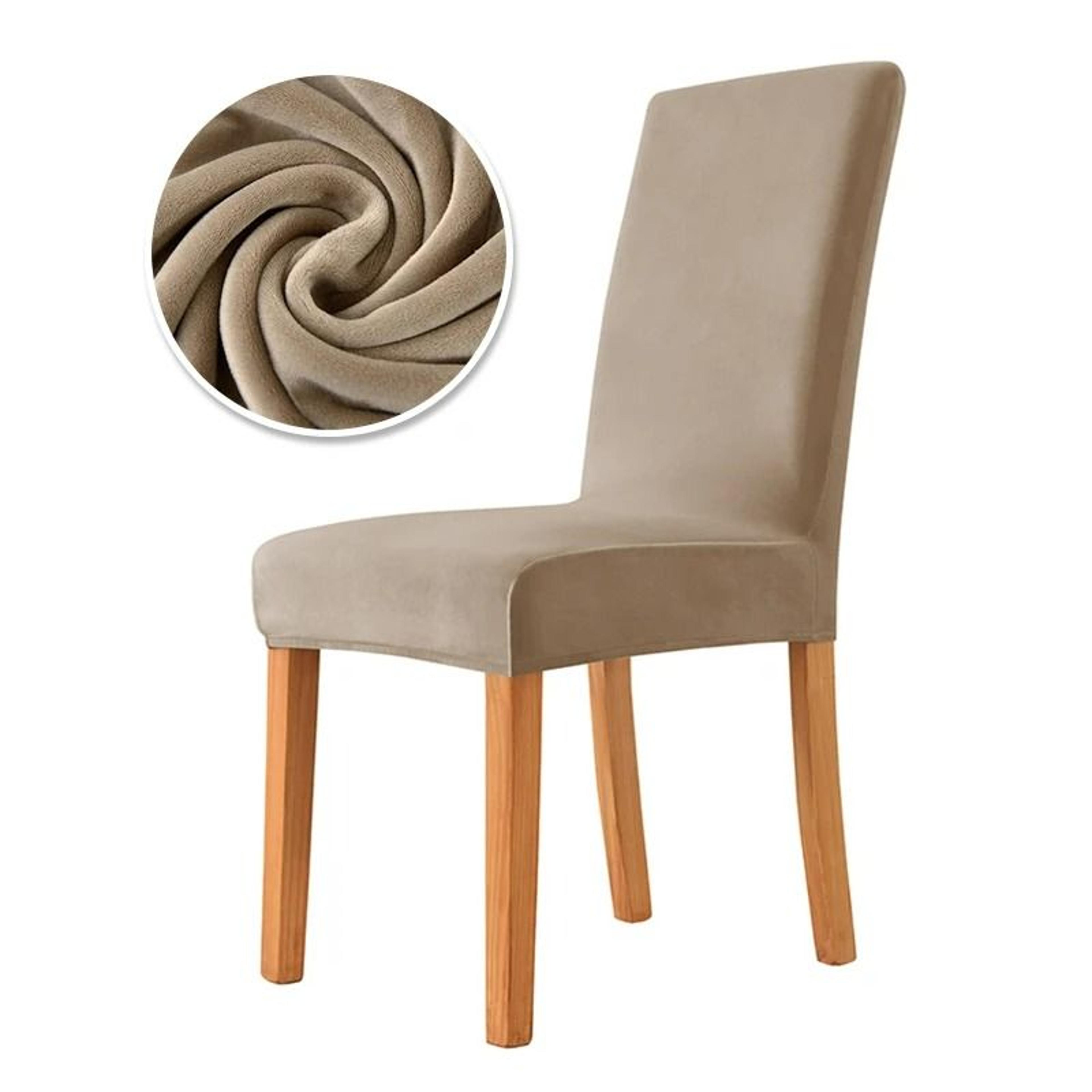 Luxurious Stretch Velvet Dining Chair Cover Soft Office Seat Case Decor 9