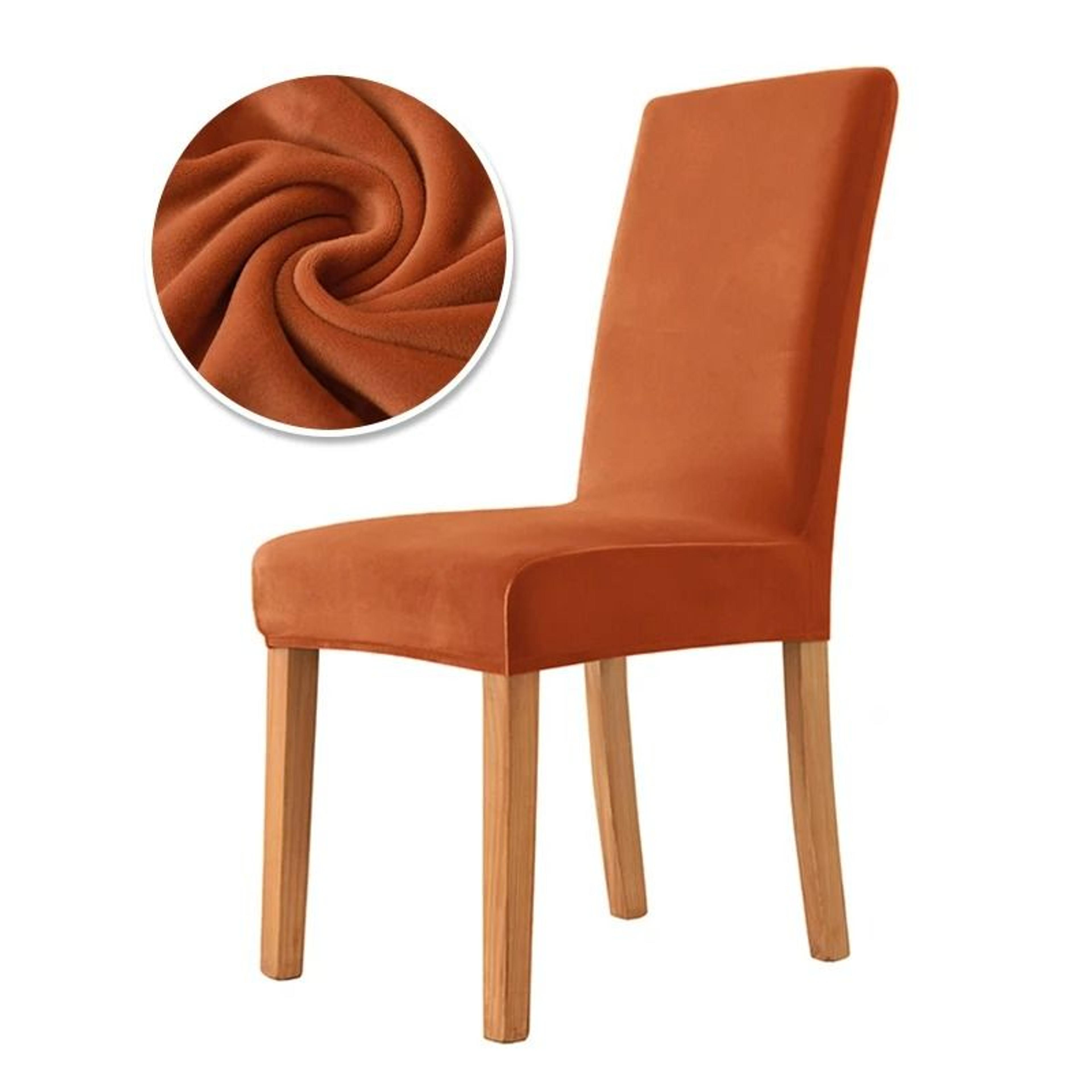 Luxurious Stretch Velvet Dining Chair Cover Soft Office Seat Case Decor 18