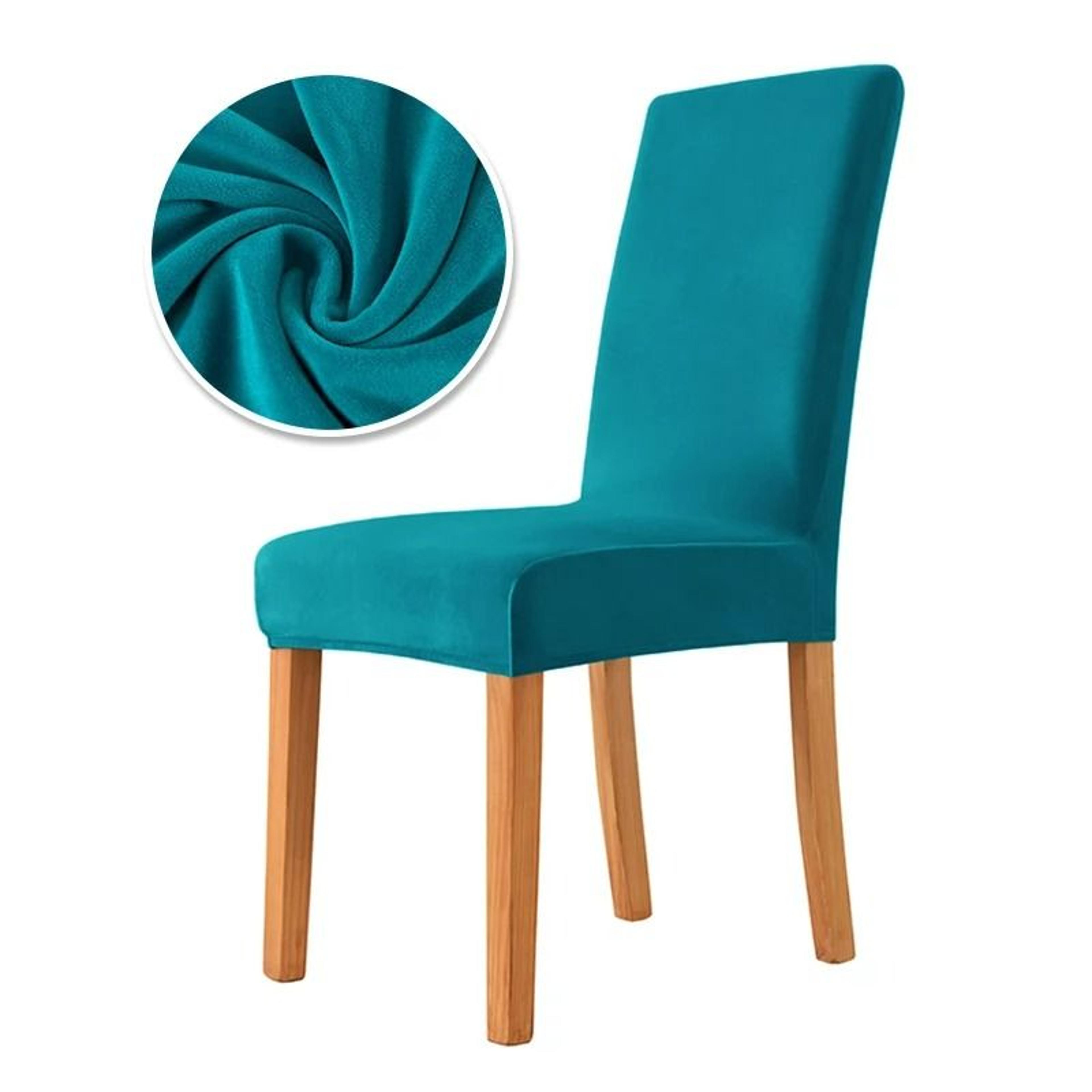 Luxurious Stretch Velvet Dining Chair Cover Soft Office Seat Case Decor 15