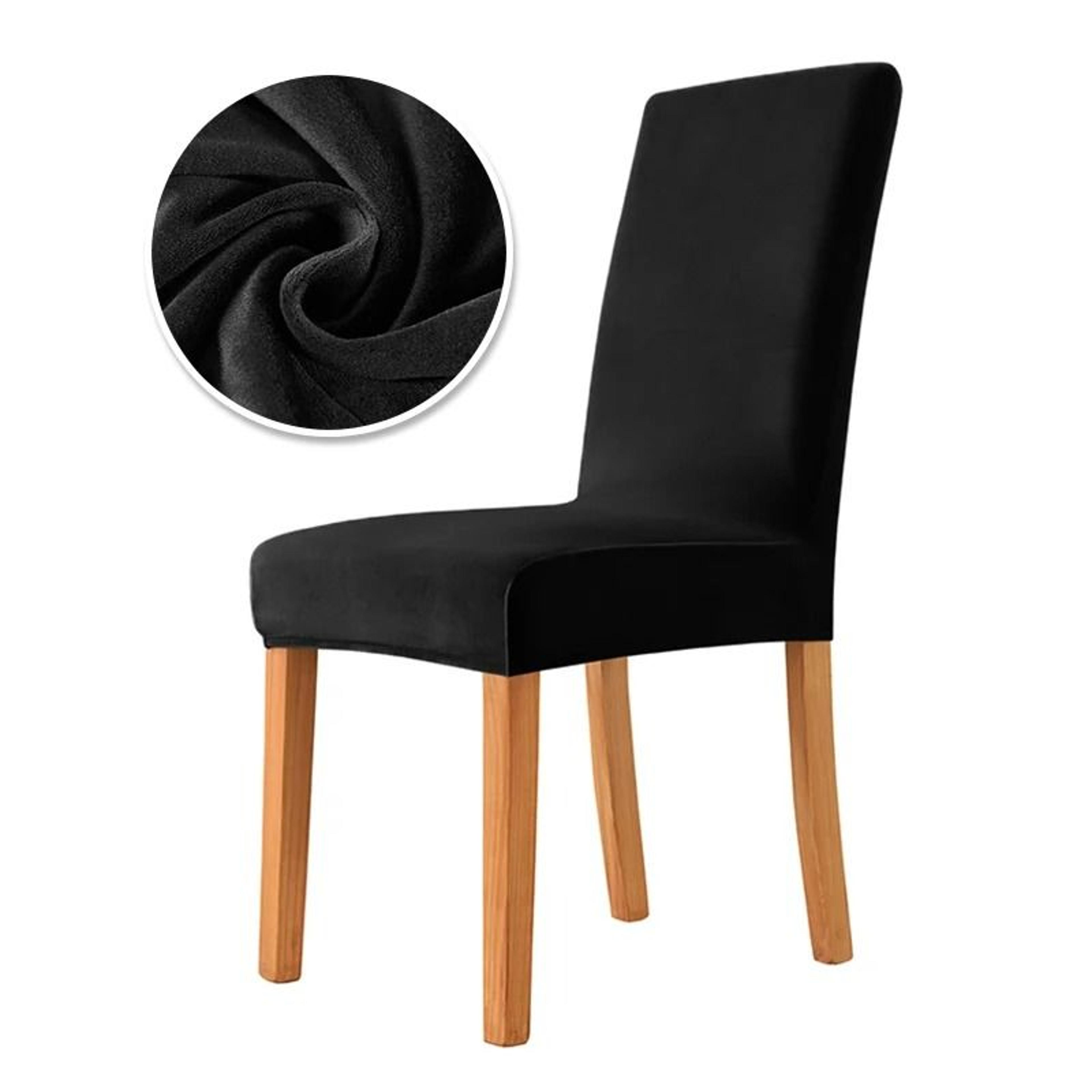 Luxurious Stretch Velvet Dining Chair Cover Soft Office Seat Case Decor 11