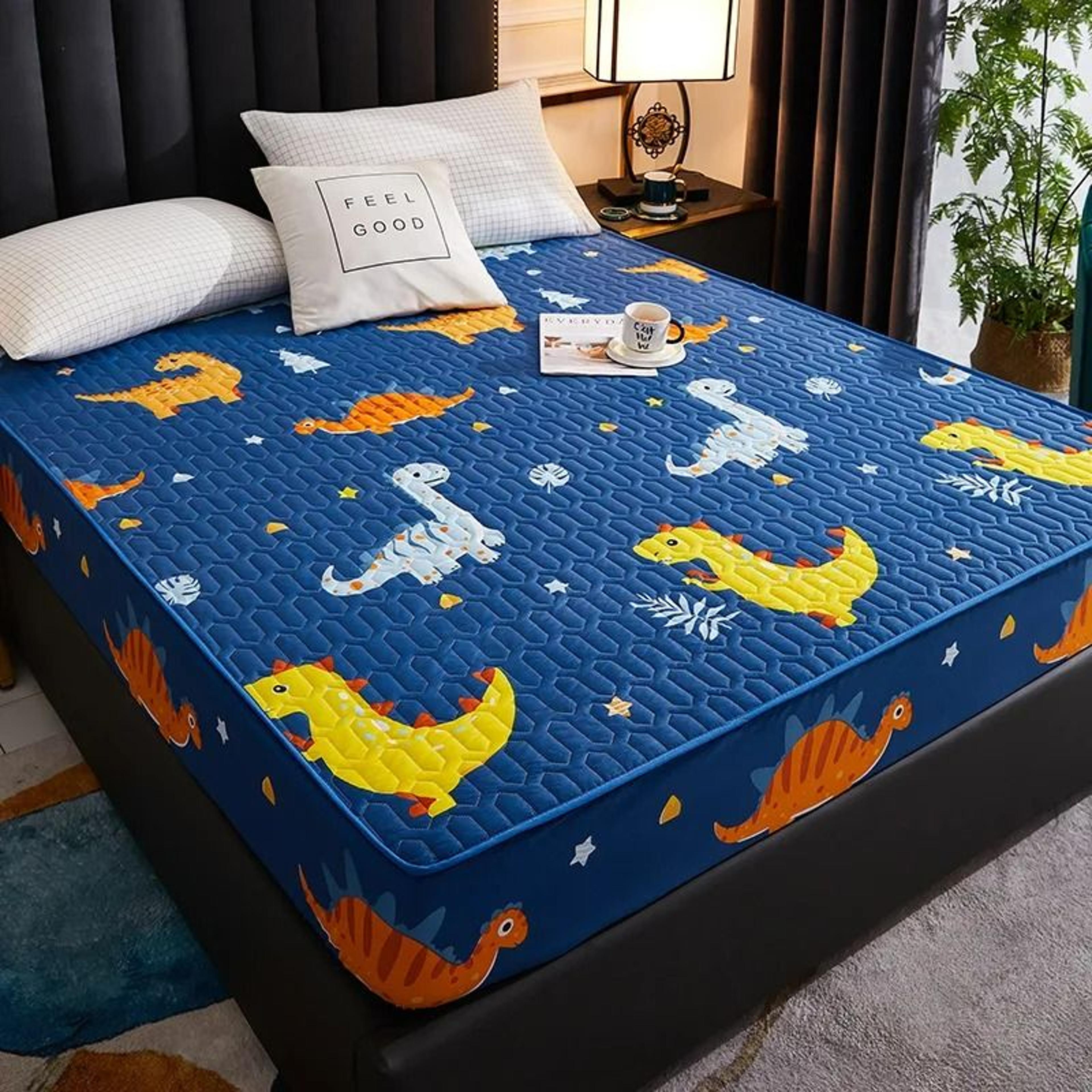 Waterproof Thicken Quilted Mattress Cover Deep Pocket Fitted Sheet Protector 18