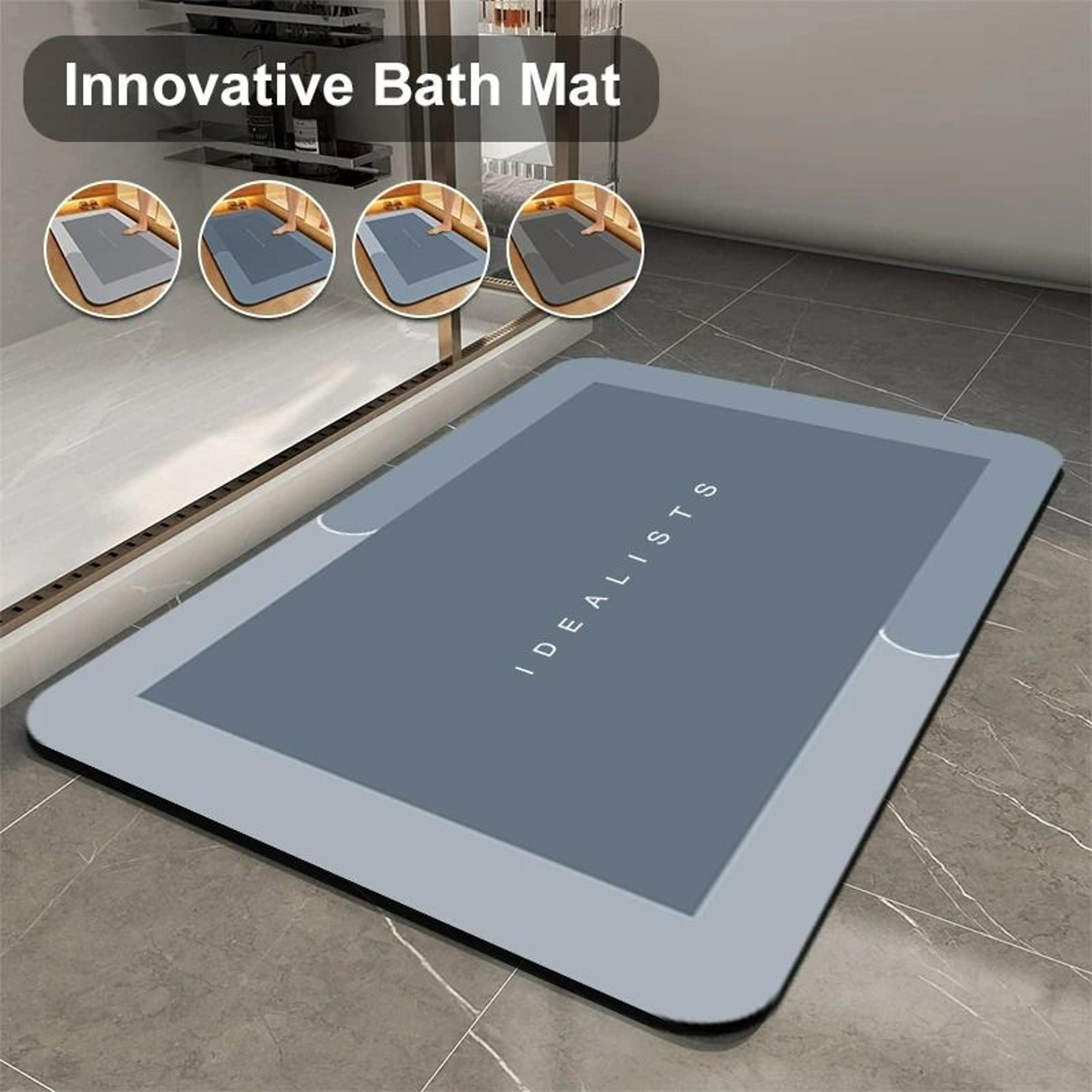 Diatomite Super Absorbent Bathroom Floor Mat QuickDrying NonSlip Rug 3