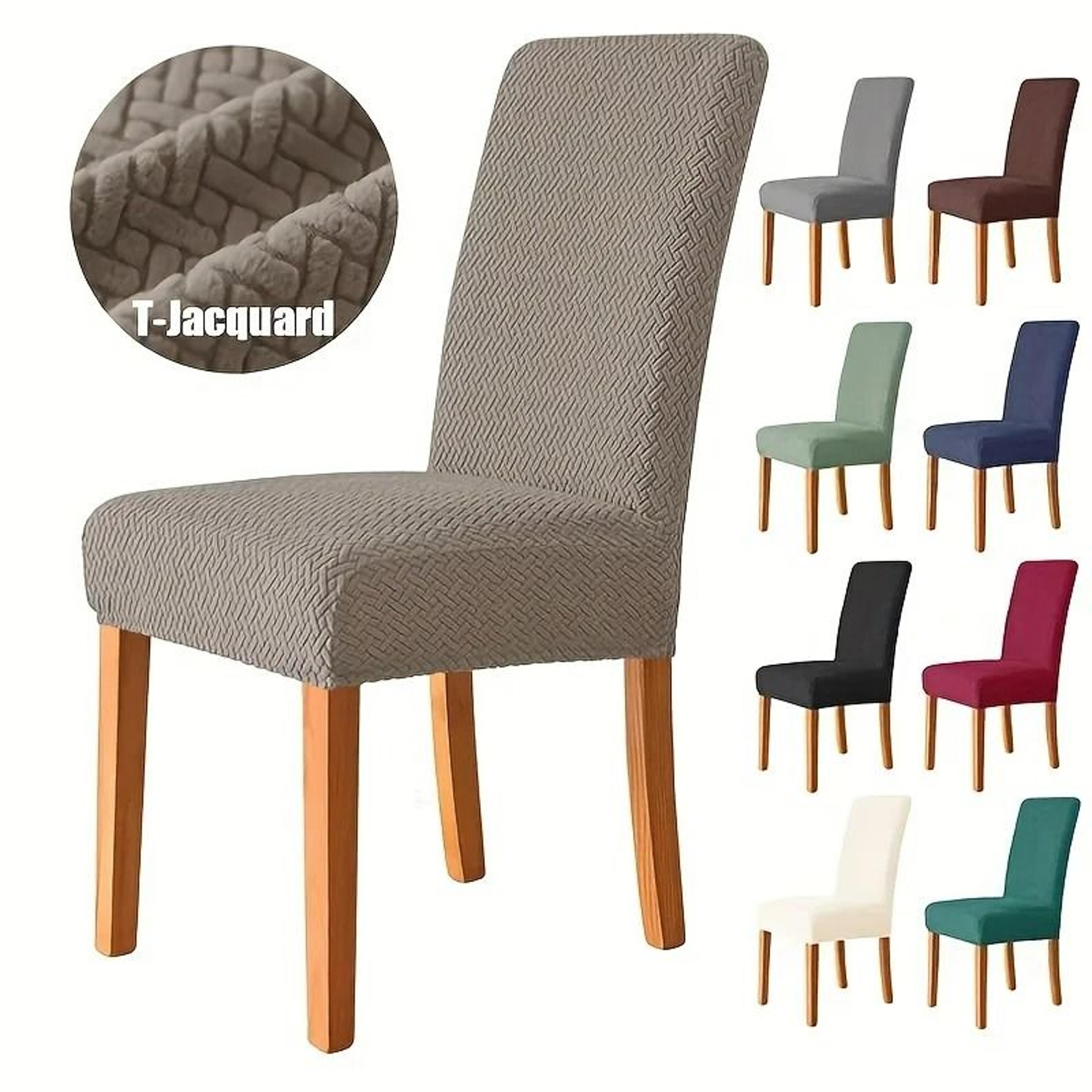 Universal Elastic Stretch Dining Chair Cover 1