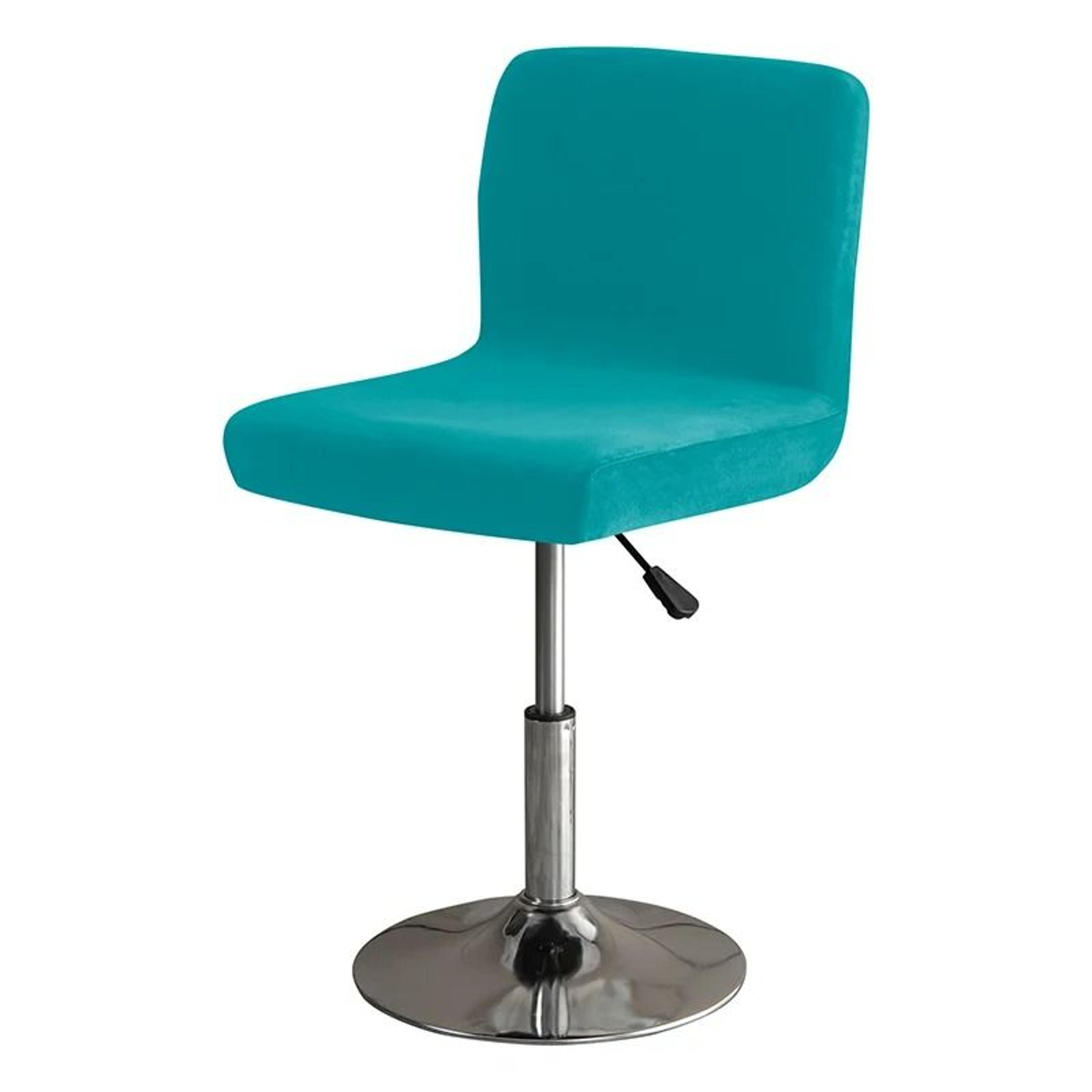 Solid Color Velvet Elastic Stretch Bar Stool Cover 17