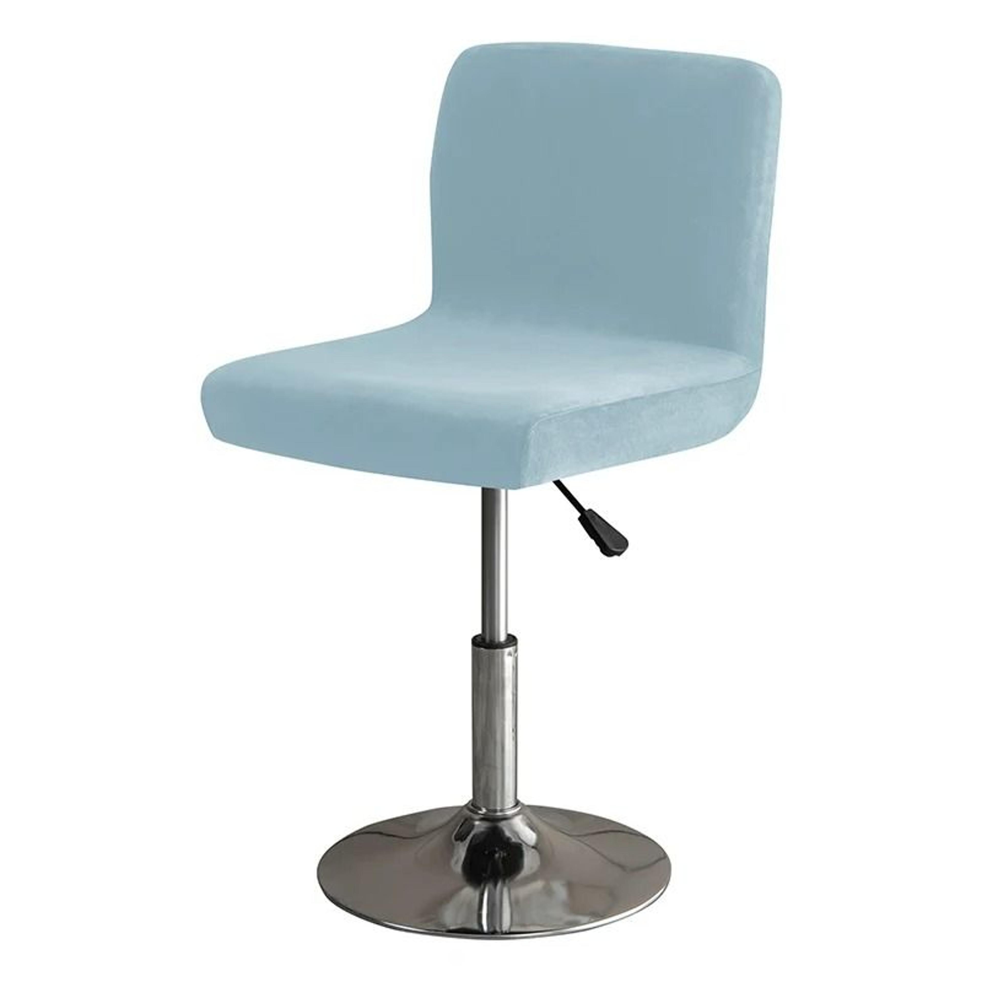 Solid Color Velvet Elastic Stretch Bar Stool Cover 15