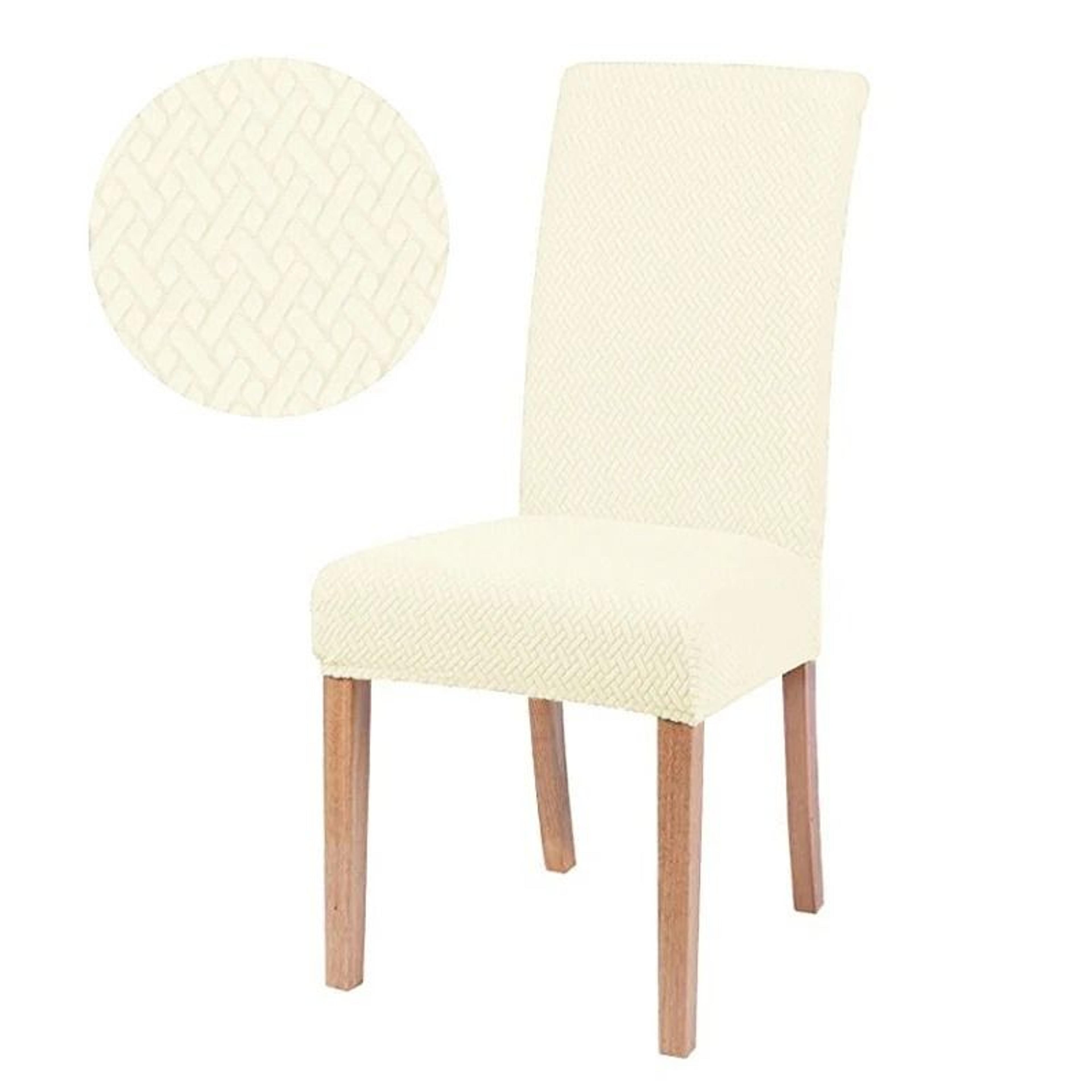 Thick Jacquard Elastic Stretch Dining Chair Cover 8