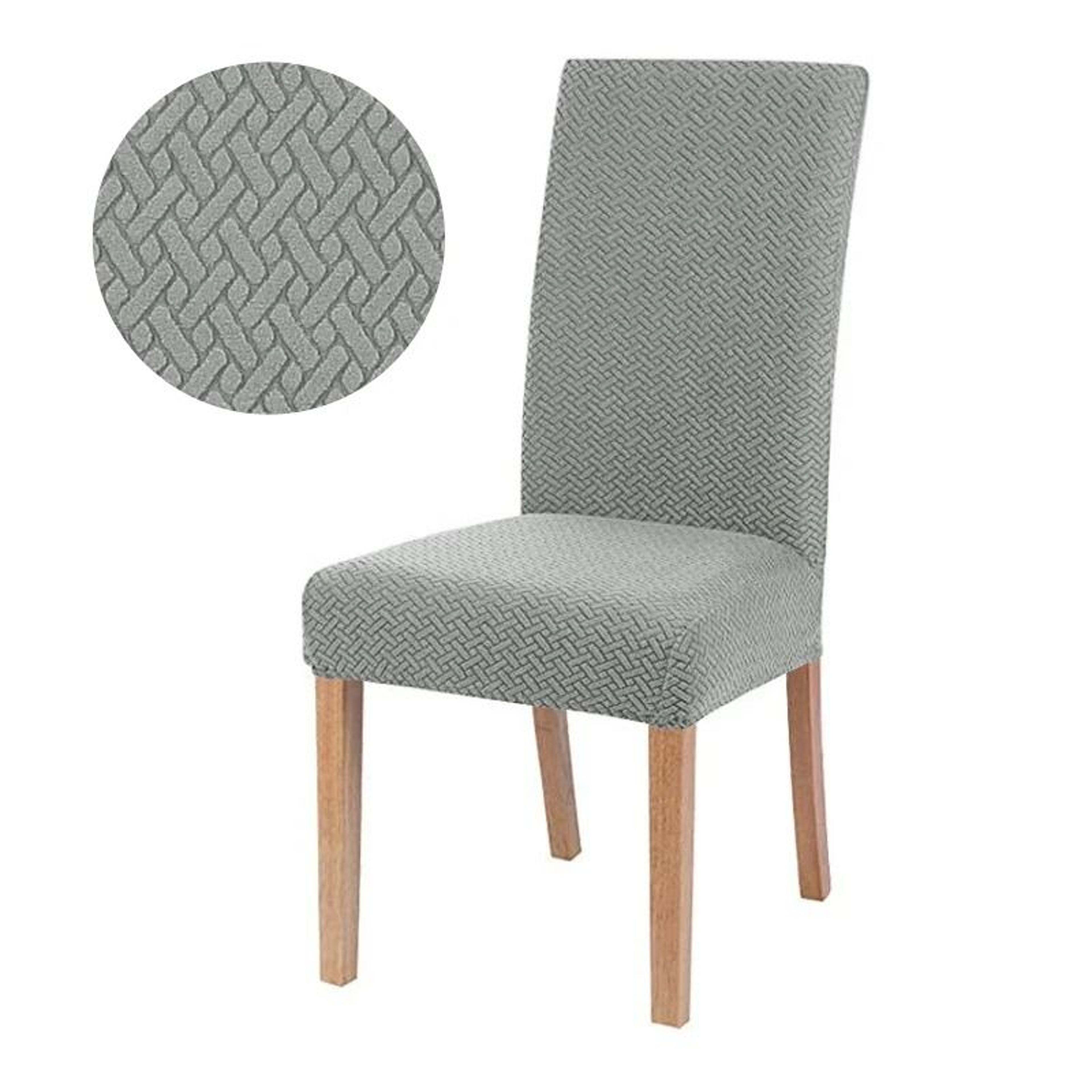 Thick Jacquard Elastic Stretch Dining Chair Cover 10