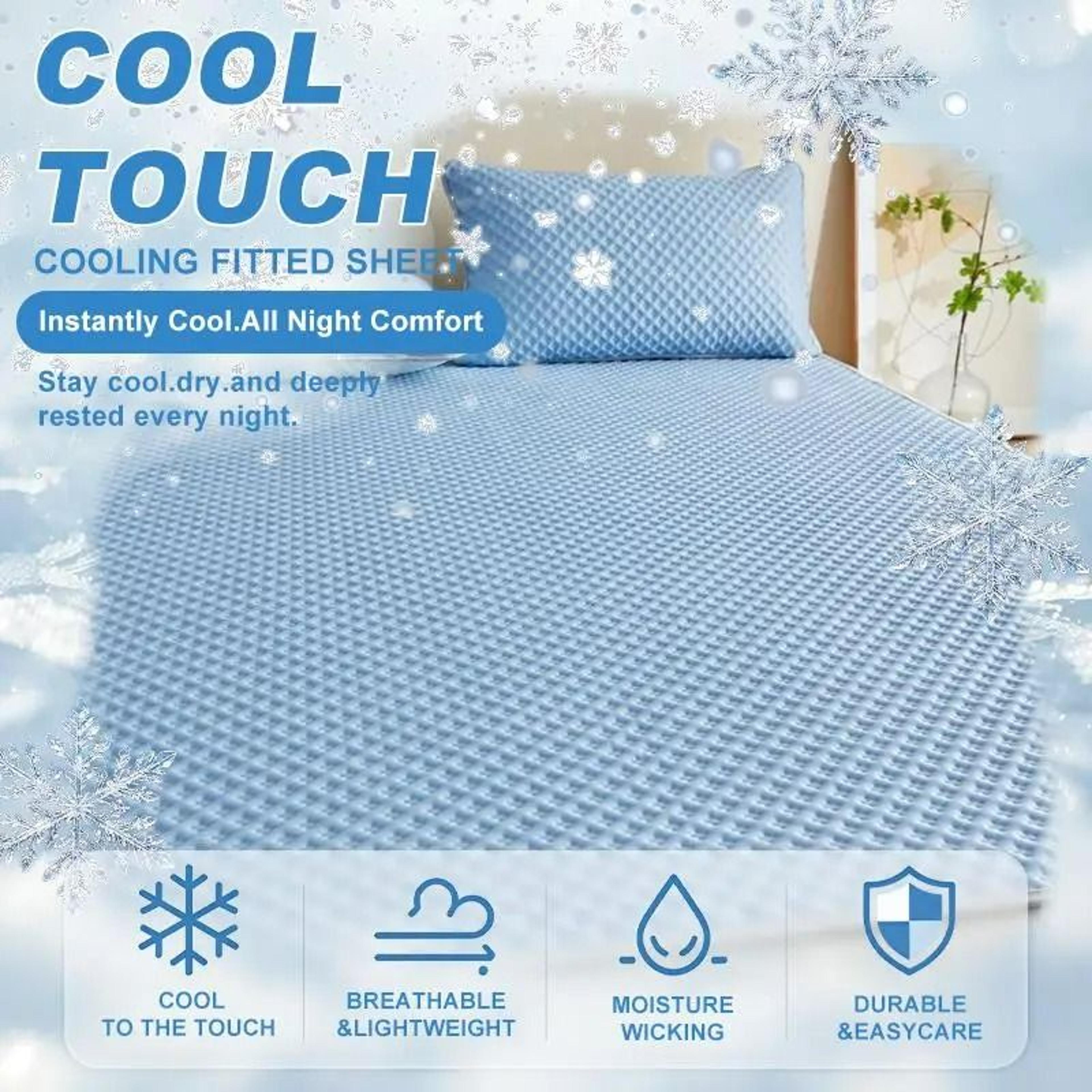 Breathable Cooling Silky Fiber Summer Mattress Pad 2