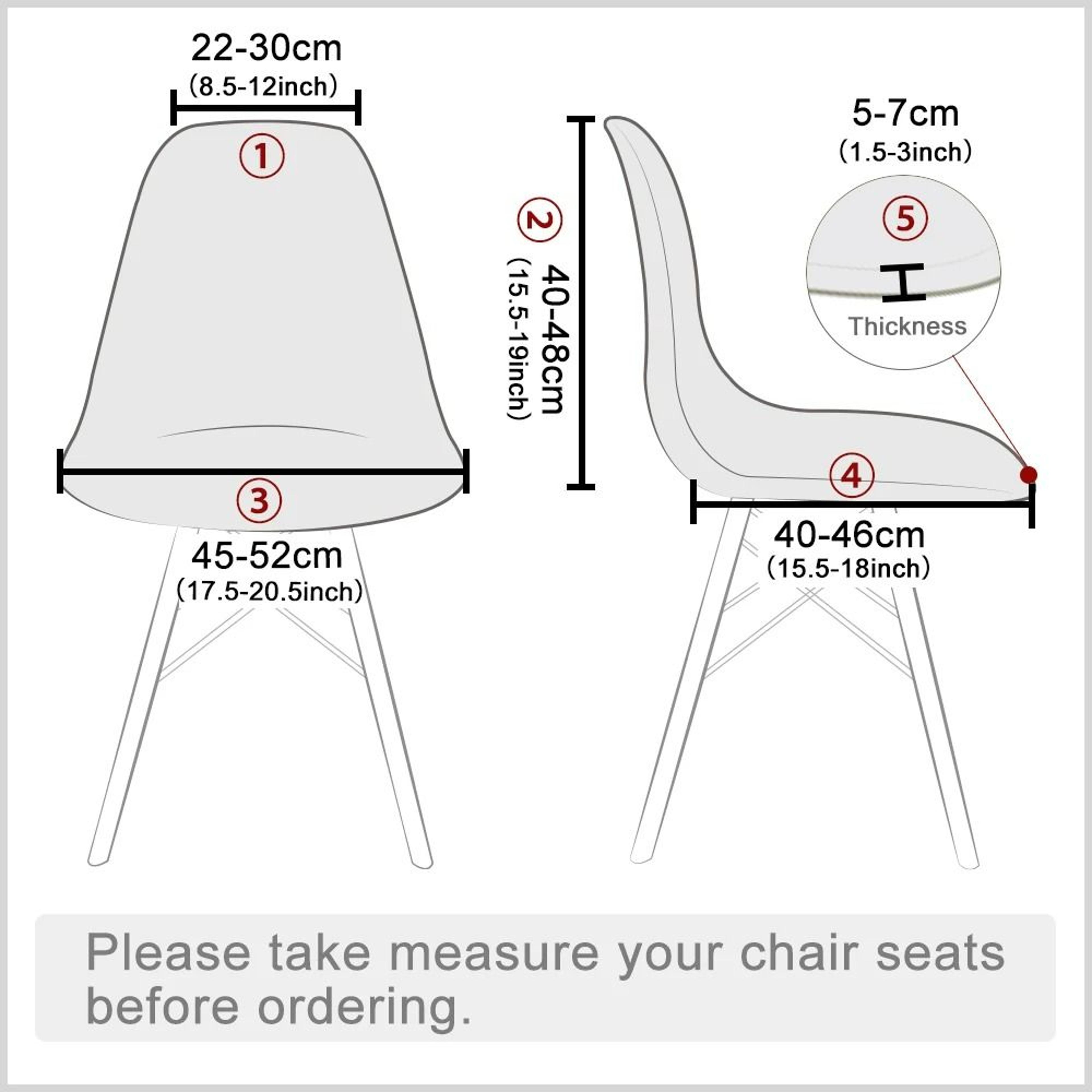 Waterproof Elastic ShortBack Shell Chair Cover 2