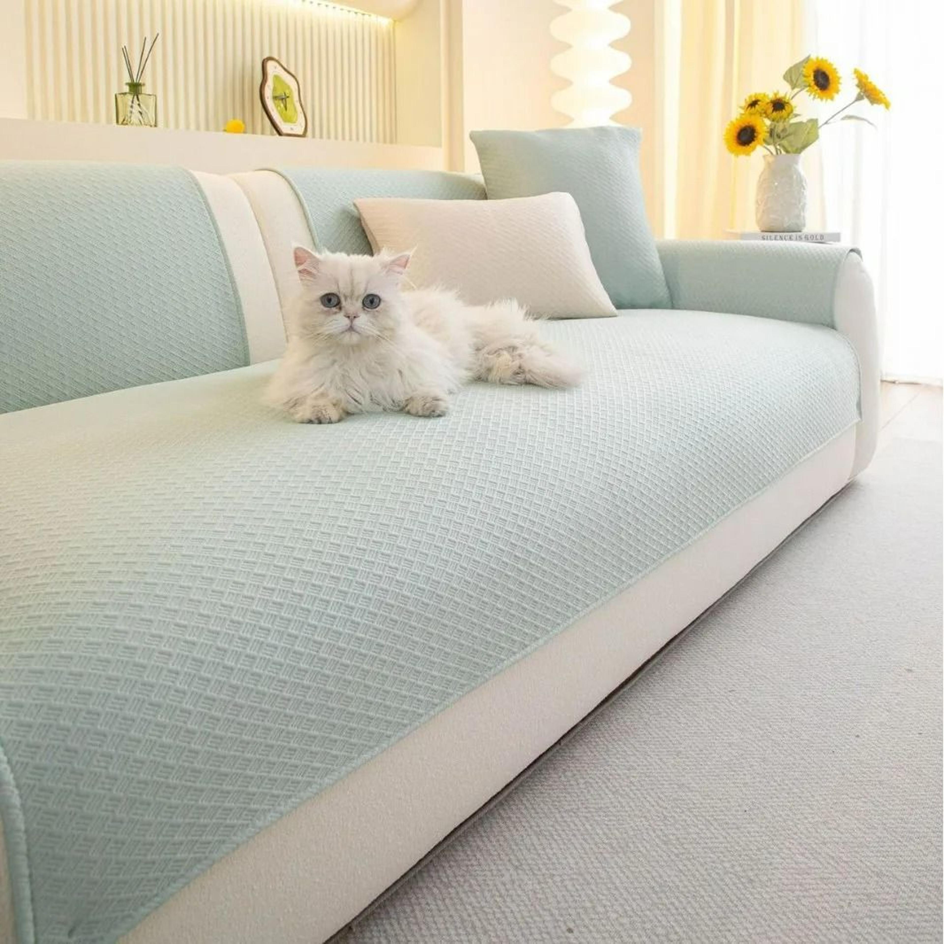 Summer Cooling Ice Silk Sofa Cover  Couch Pad 7