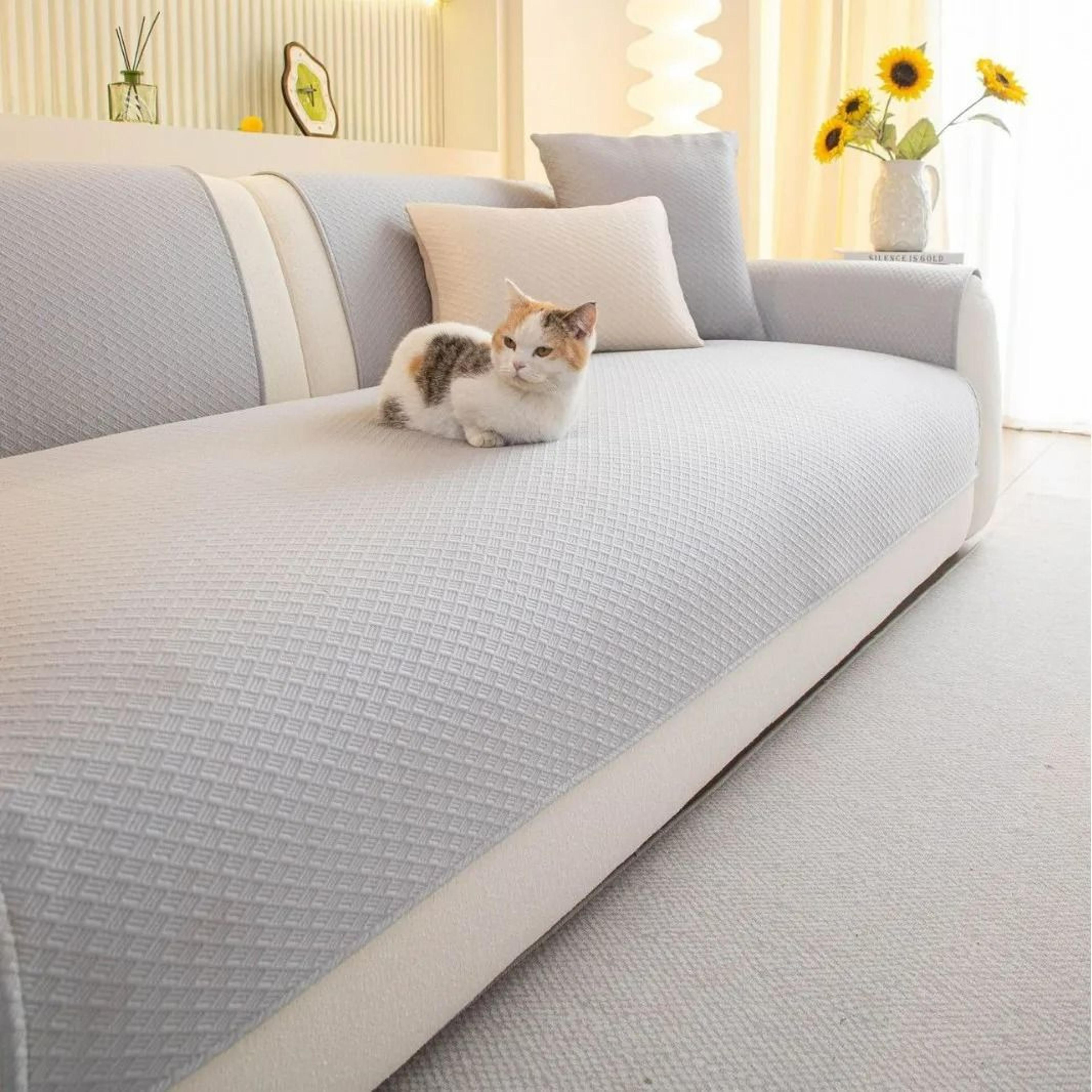 Summer Cooling Ice Silk Sofa Cover  Couch Pad 6