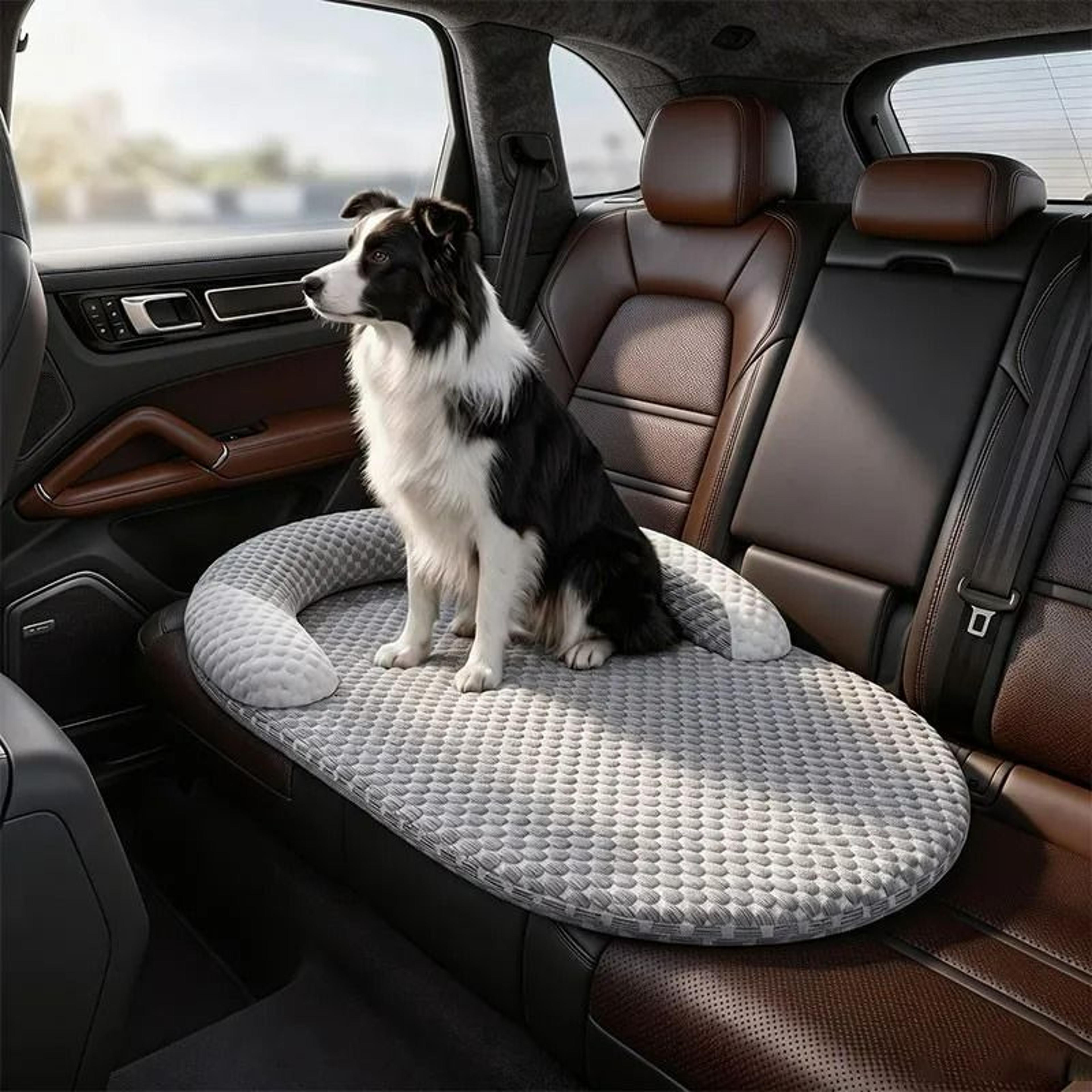 summer cooling ice silk oval pet bed & cushion